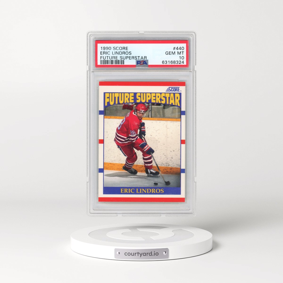1990 Score #440 Eric Lindros - Future Superstar (PSA 10 GEM MINT)
