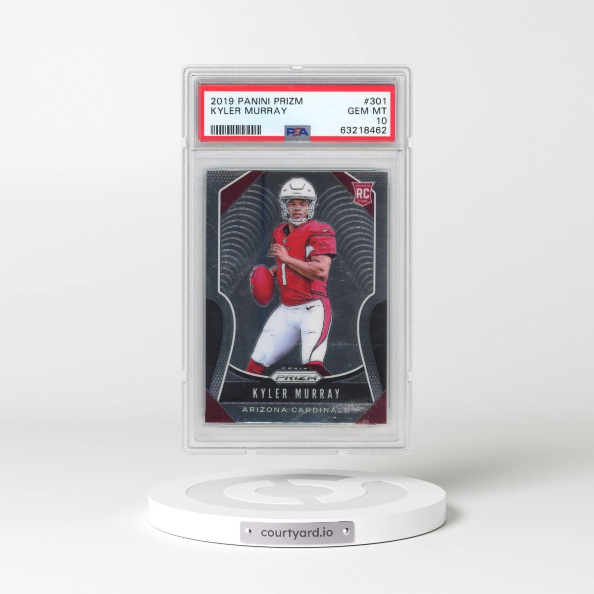 2019 Panini Prizm #301 Kyler Murray (PSA 10 GEM MINT)