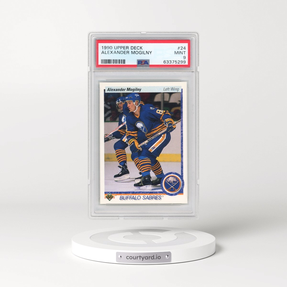 1990 Upper Deck #24 Alexander Mogilny (PSA 9 MINT)
