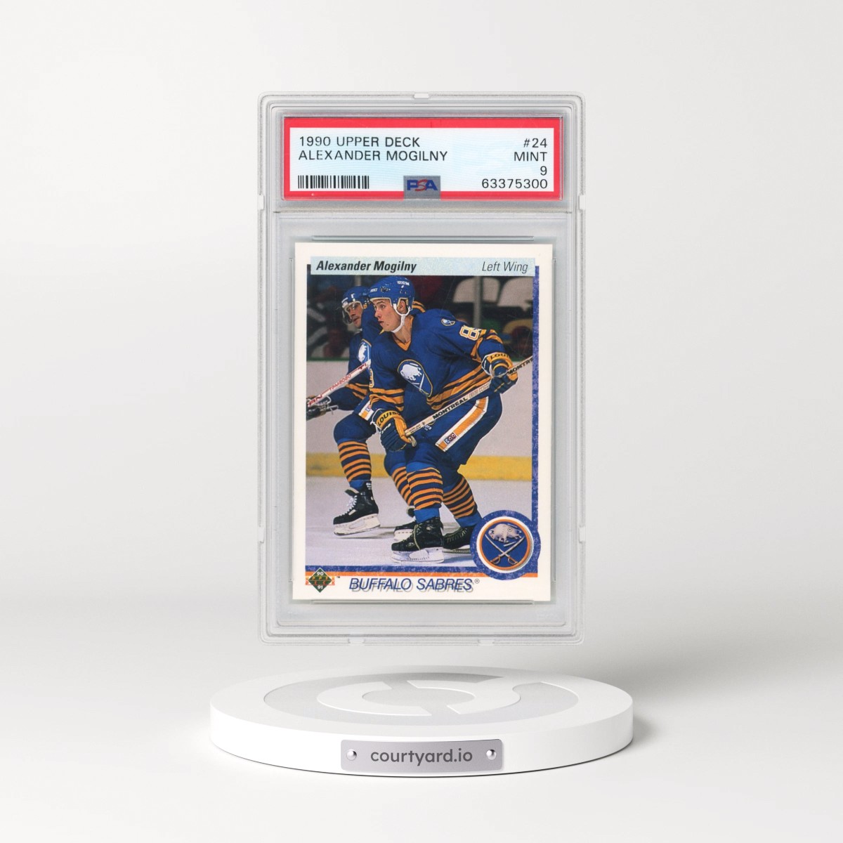 1990 Upper Deck #24 Alexander Mogilny (PSA 9 MINT)