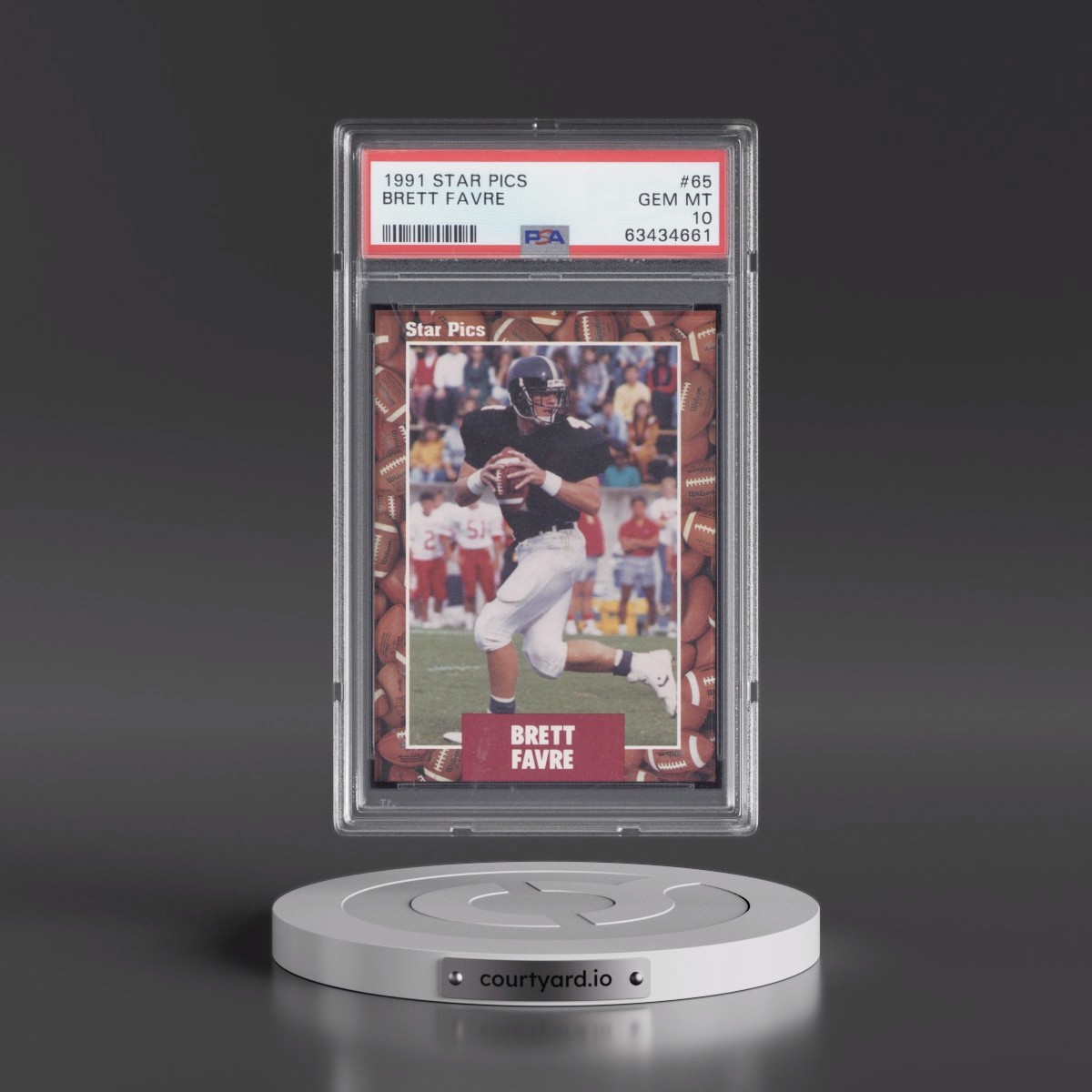 1991 Star Pics #65 Brett Favre (PSA 10 GEM MINT)