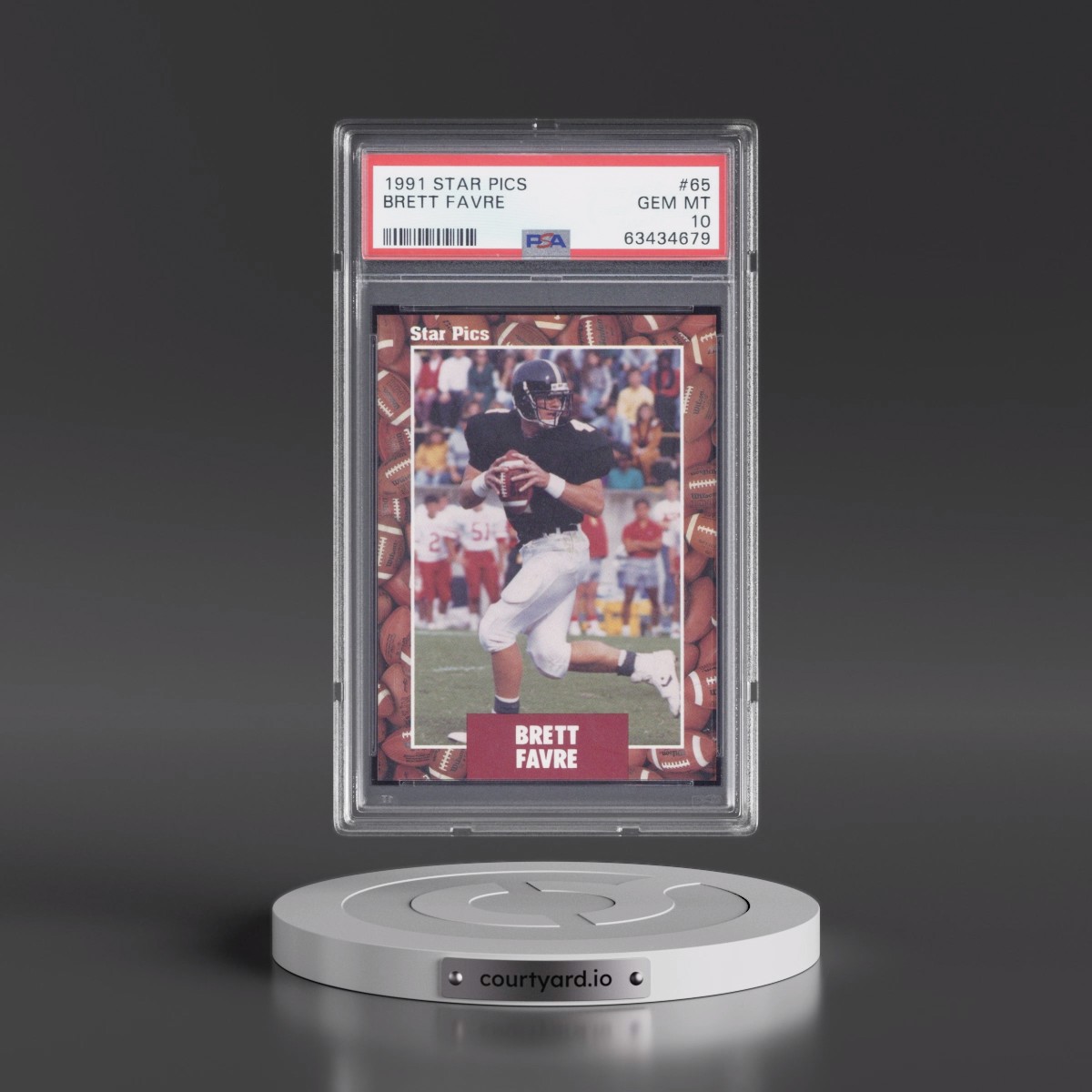 1991 Star Pics #65 Brett Favre (PSA 10 GEM MINT)