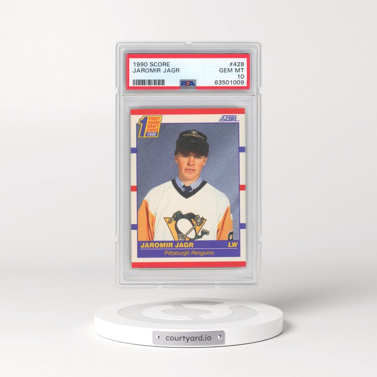 1990 Score #428 Jaromir Jagr (PSA 10 GEM MINT)