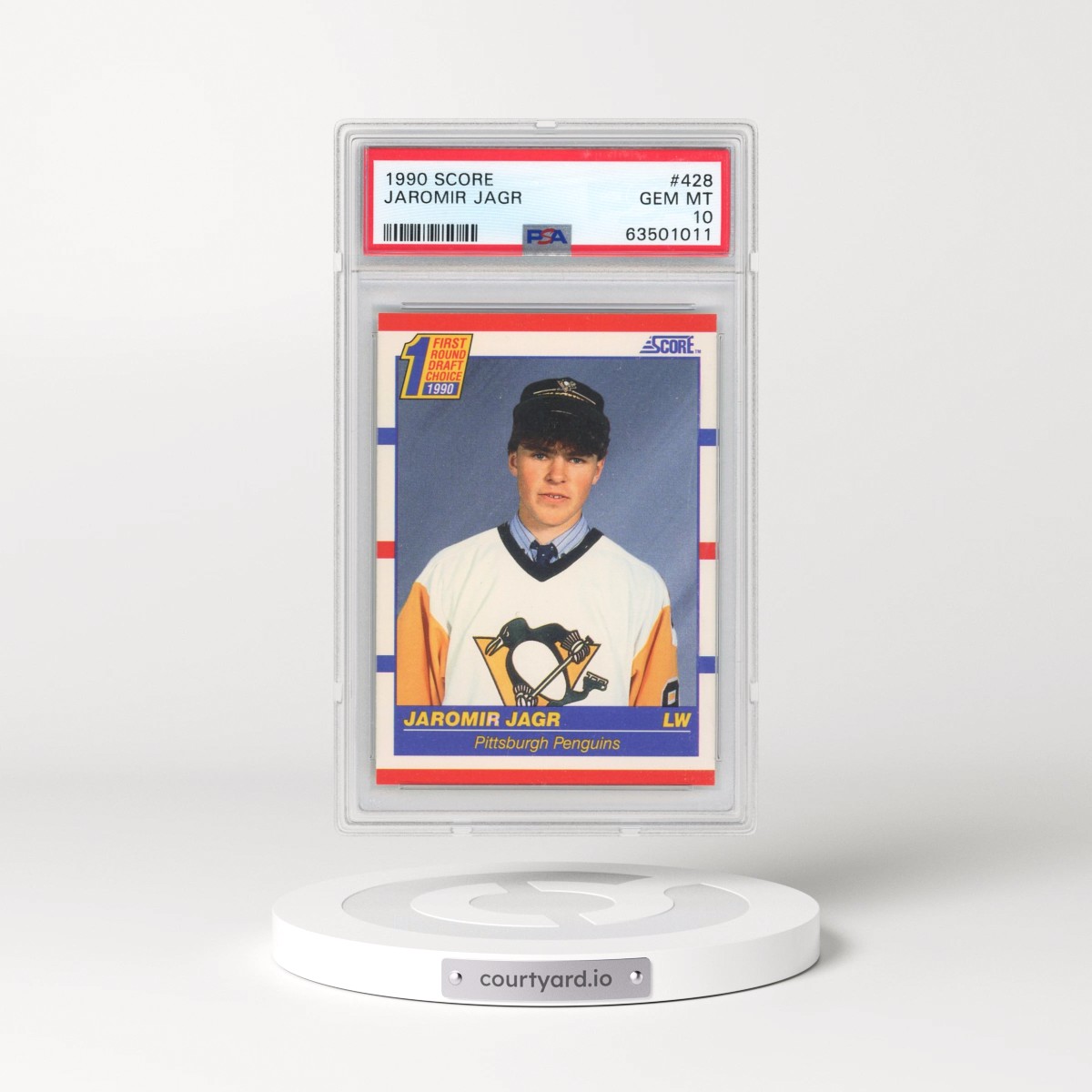1990 Score #428 Jaromir Jagr (PSA 10 GEM MINT)