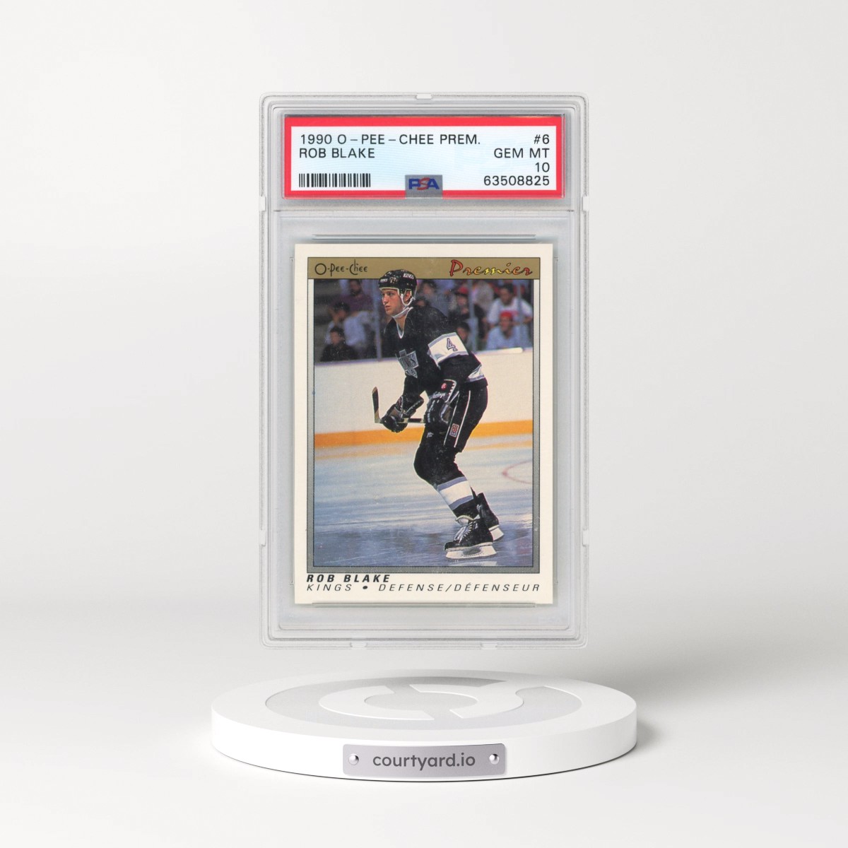 1990 O-Pee-Chee Premier #6 Rob Blake (PSA 10 GEM MINT)