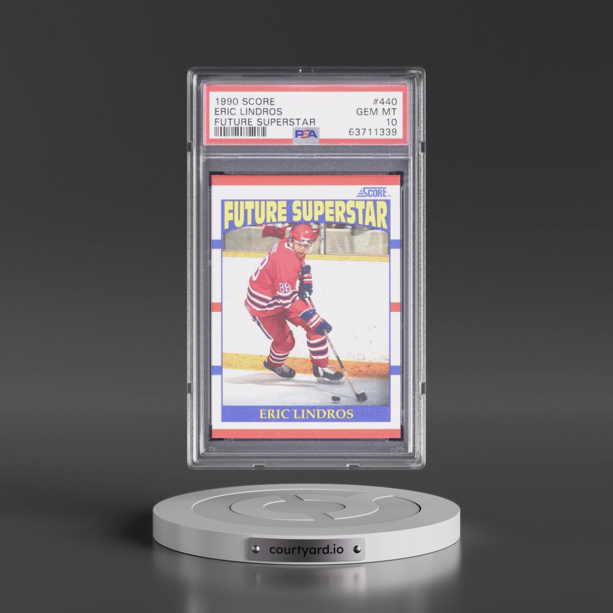 1990 Score #440 Eric Lindros - Future Superstar (PSA 10 GEM MINT)