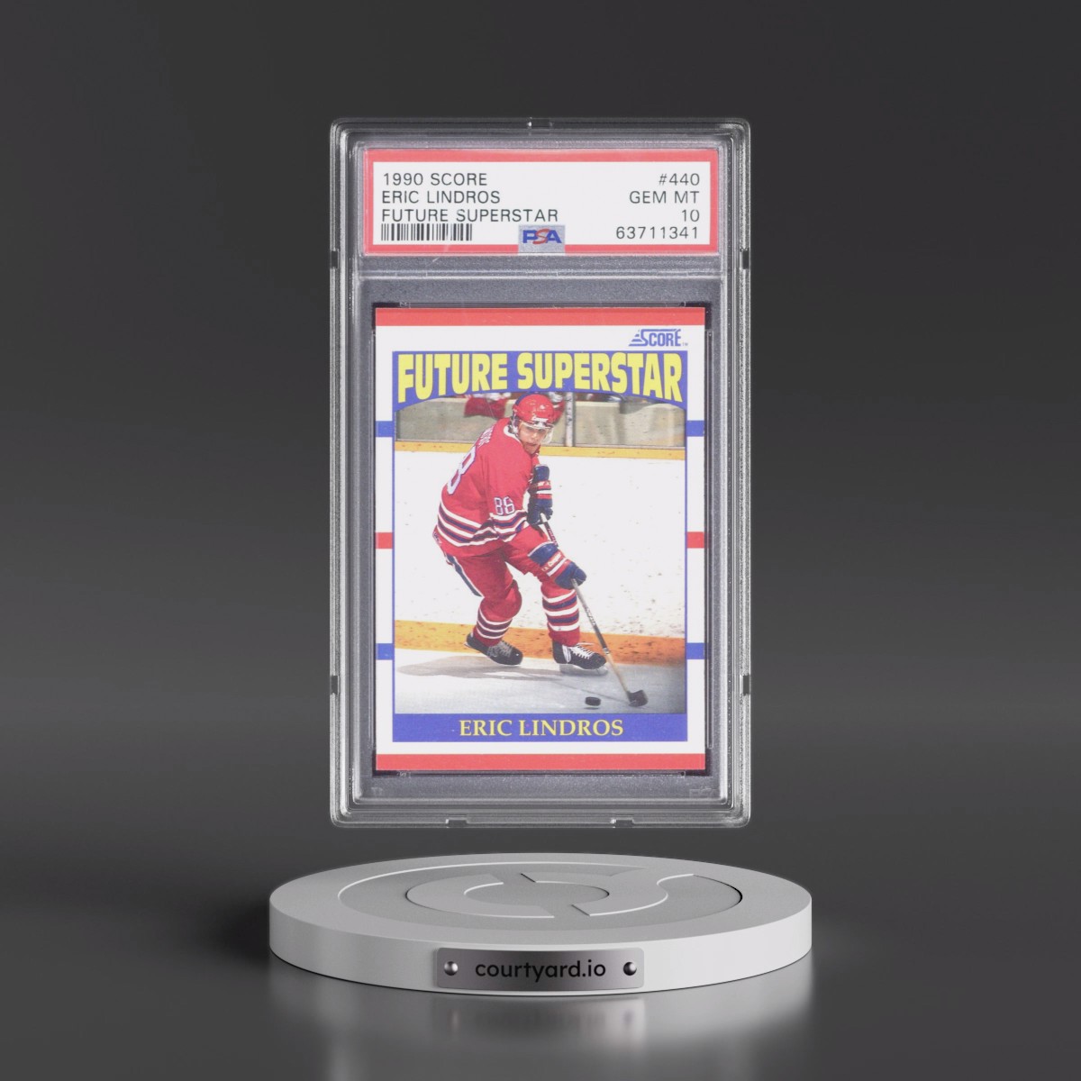 1990 Score #440 Eric Lindros - Future Superstar (PSA 10 GEM MINT)
