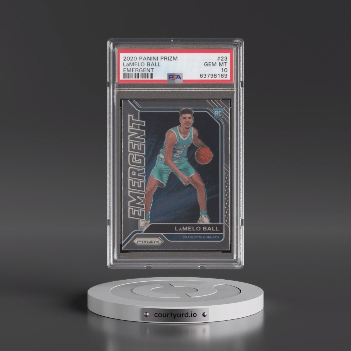 2020 Panini Prizm Emergent #23 LaMelo Ball (PSA 10 GEM MINT)