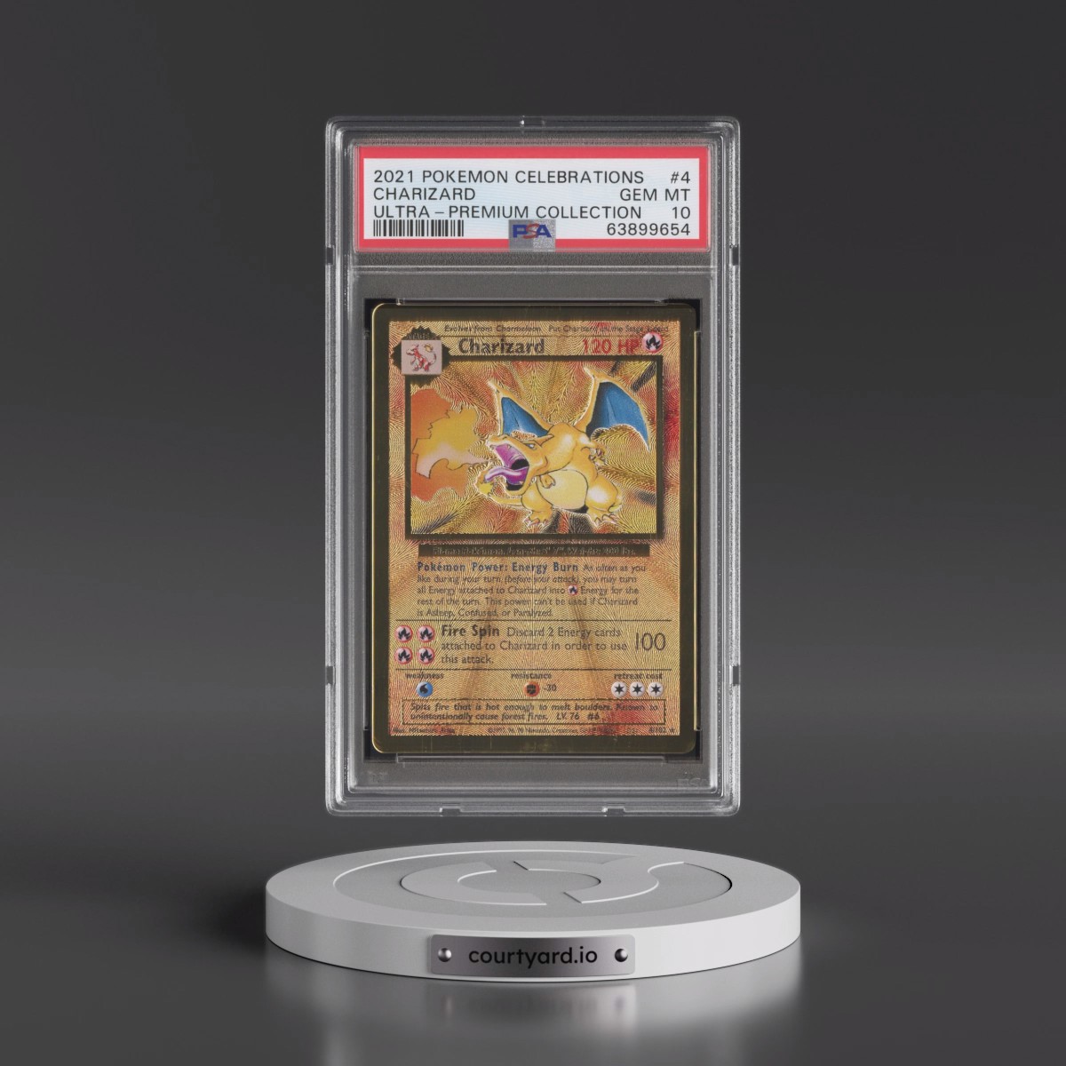 2021 Pokémon Celebrations Ultra-Premium Collection #4 Charizard (PSA 10 GEM MINT)