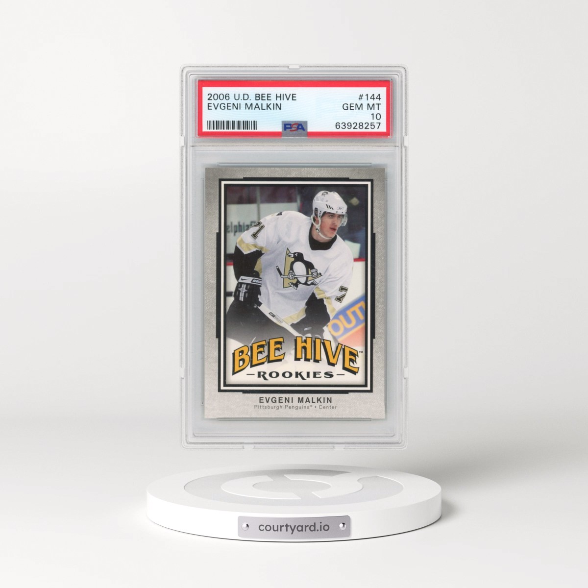 2006 Upper Deck Bee Hive #144 Evgeni Malkin (PSA 10 GEM MINT)