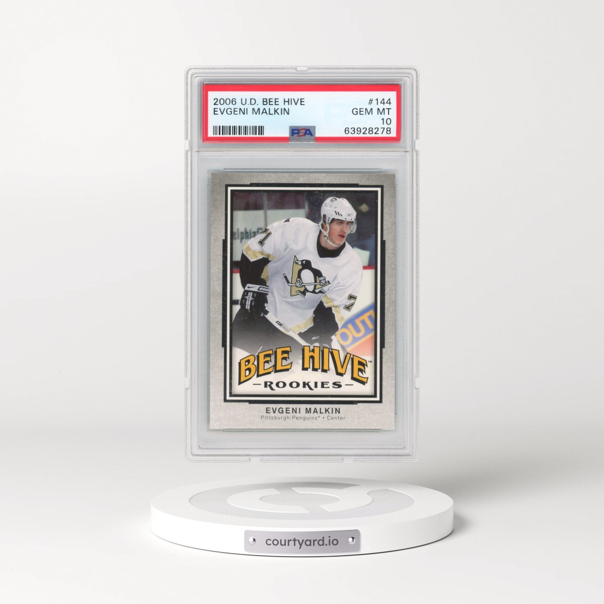 2006 Upper Deck Bee Hive #144 Evgeni Malkin (PSA 10 GEM MINT)