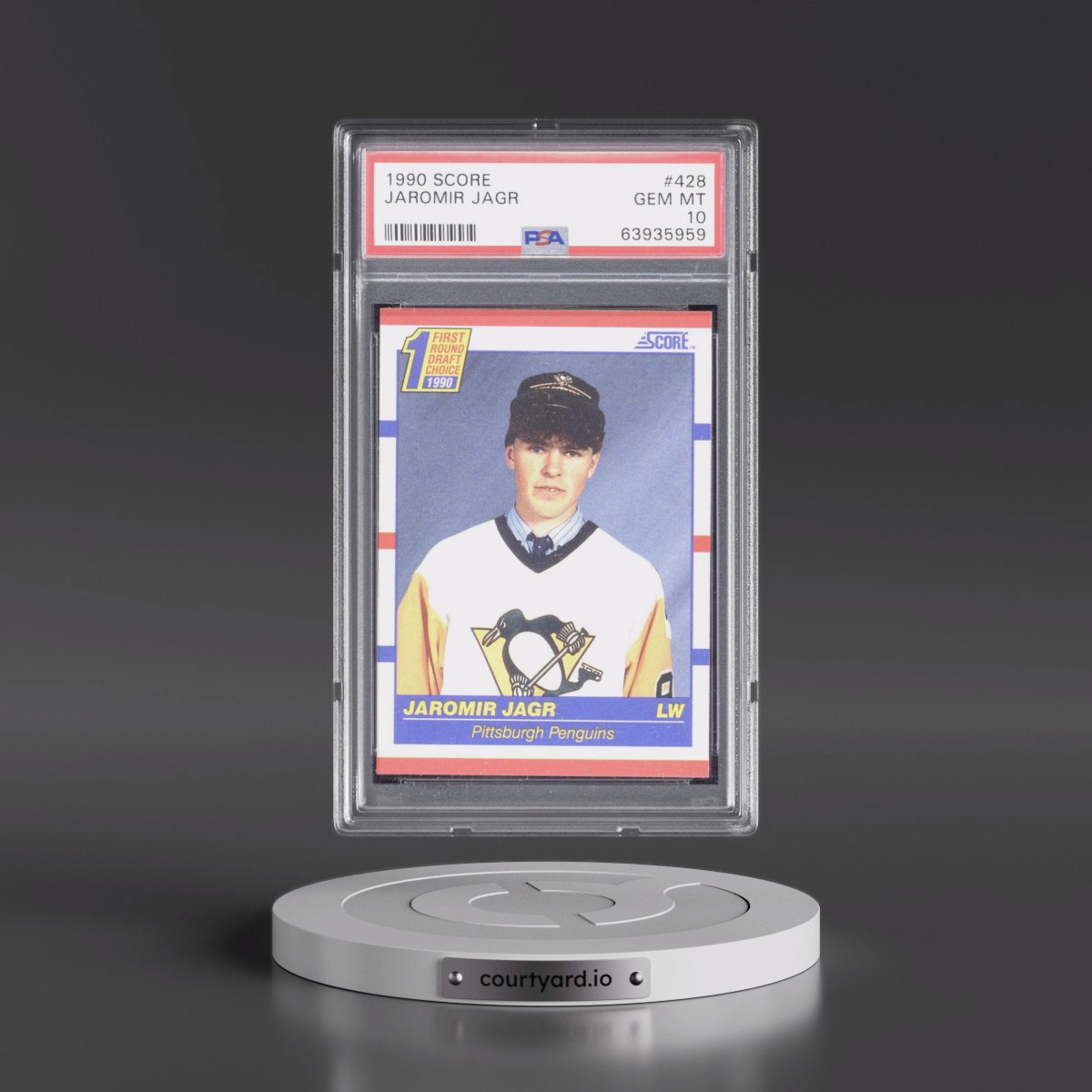 1990 Score #428 Jaromir Jagr (PSA 10 GEM MINT)