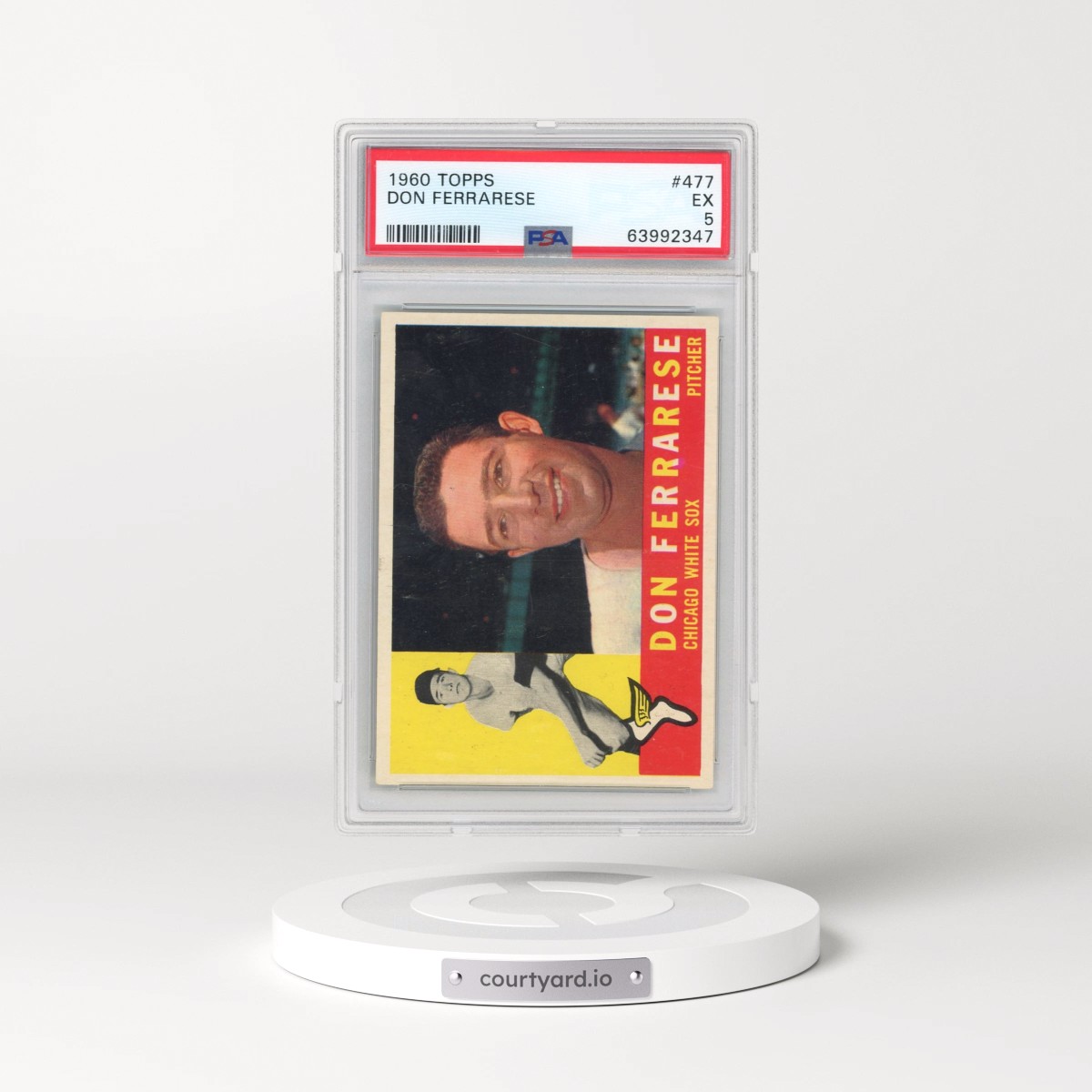 1960 Topps #477 Don Ferrarese (PSA 5 EX)