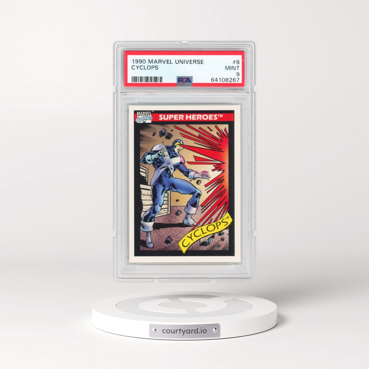 1990 Marvel Universe Cyclops #8 PSA 9