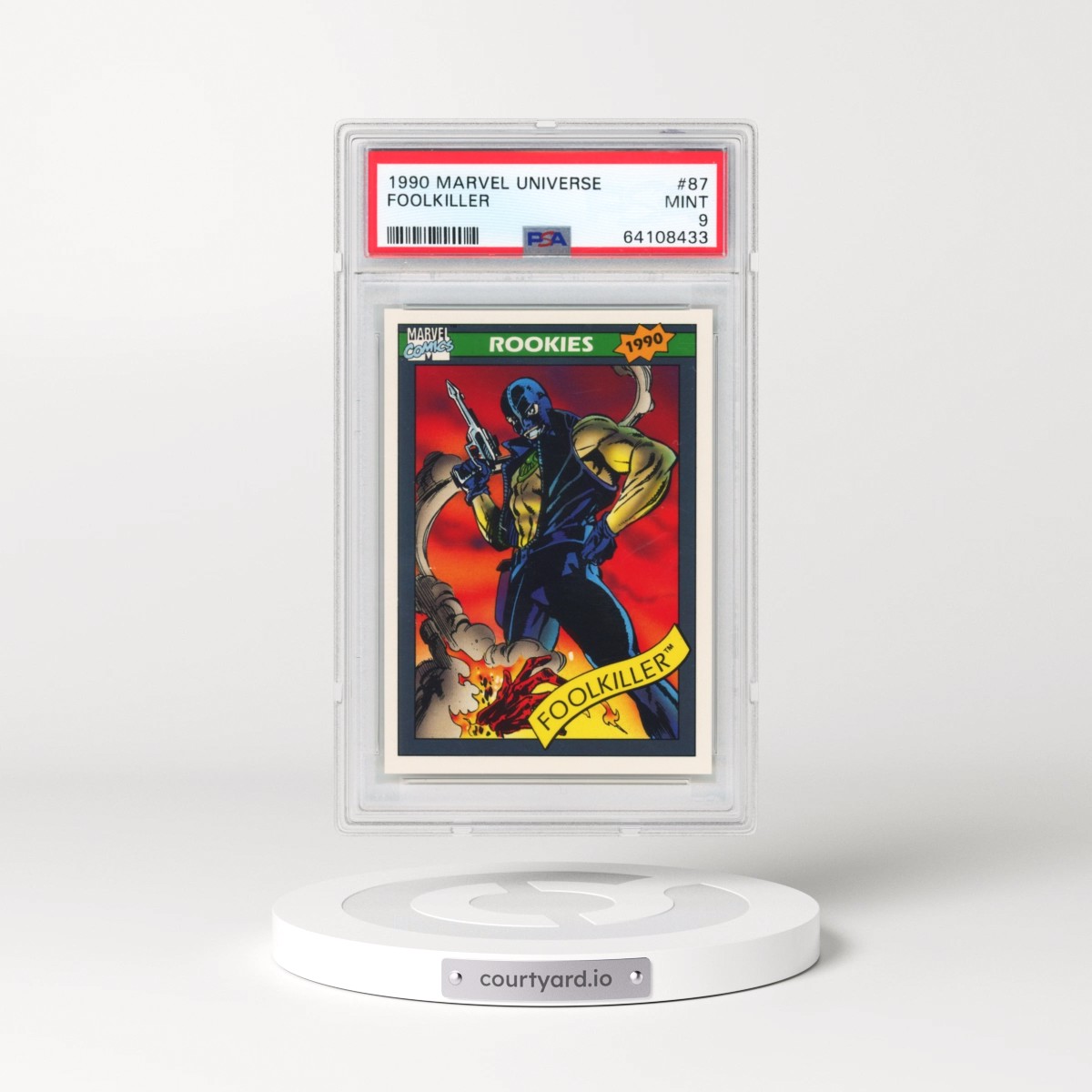 1990 Marvel Universe Foolkiller #87 PSA 9