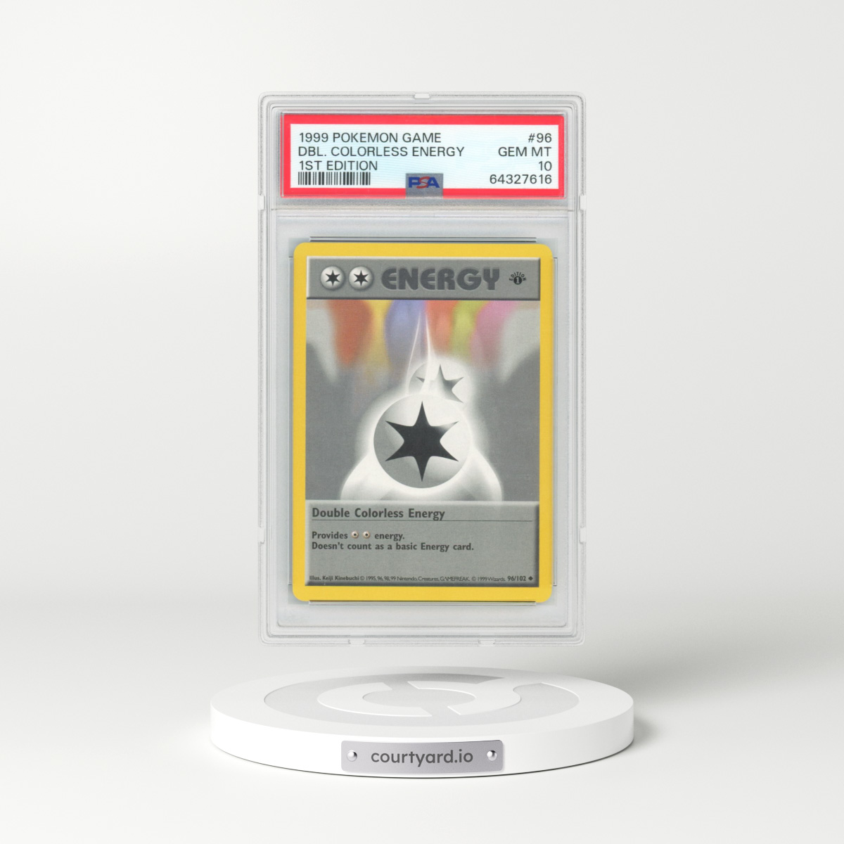 1999 Pokémon Game #96 Double Colorless Energy - 1st Edition (PSA 10 GEM MINT)