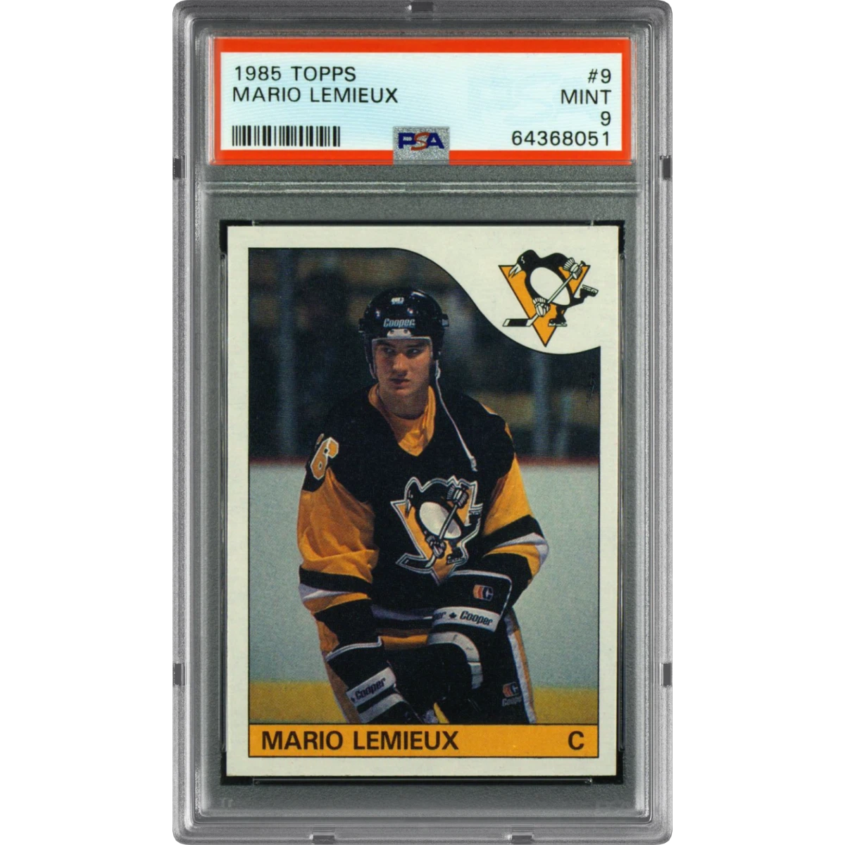 1985 Topps #9 Mario Lemieux (PSA 9 MINT)