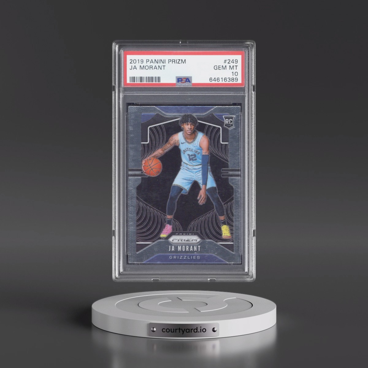2019 Panini Prizm #249 Ja Morant (PSA 10 GEM MINT)
