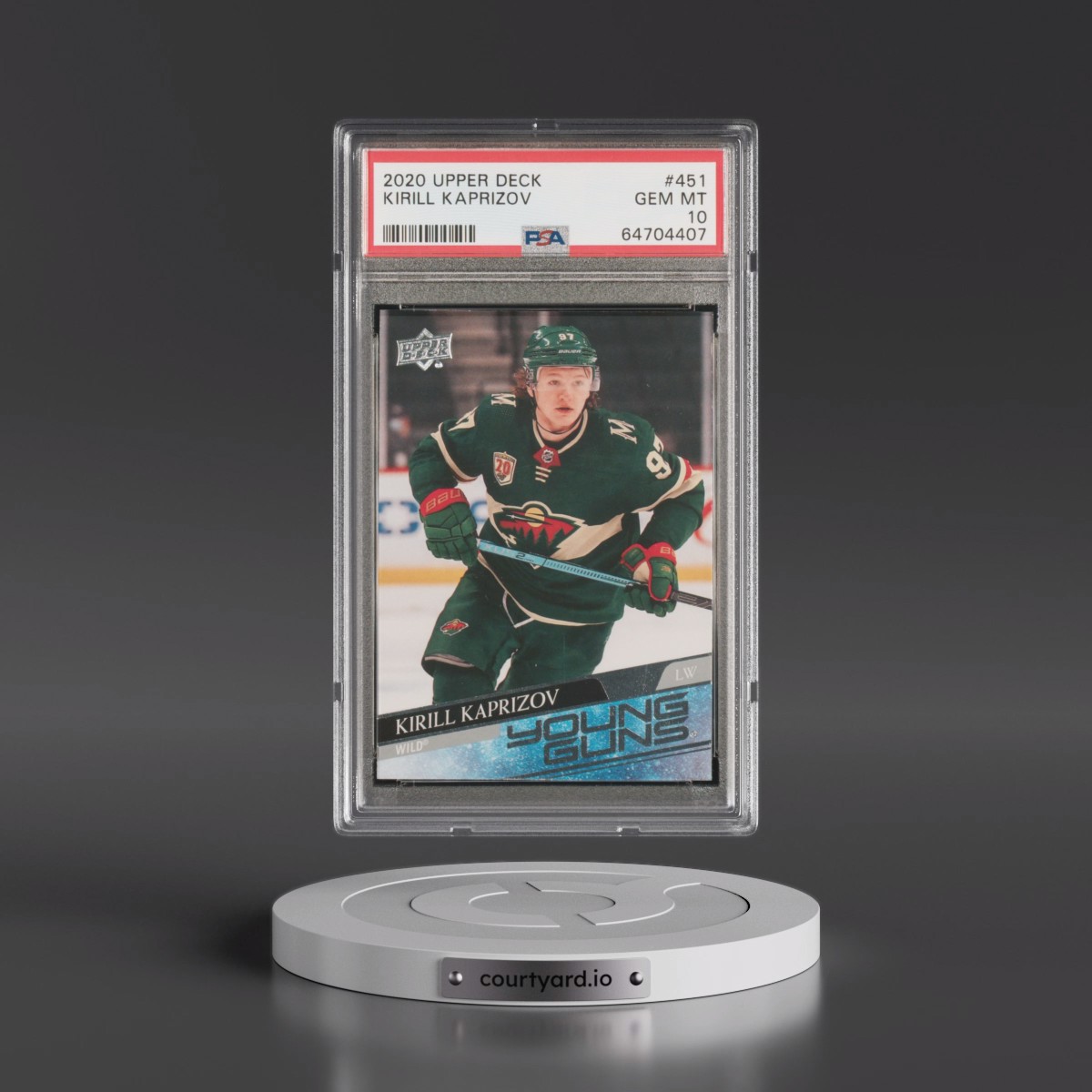 2020 Upper Deck #451 Kirill Kaprizov (PSA 10 GEM MINT)