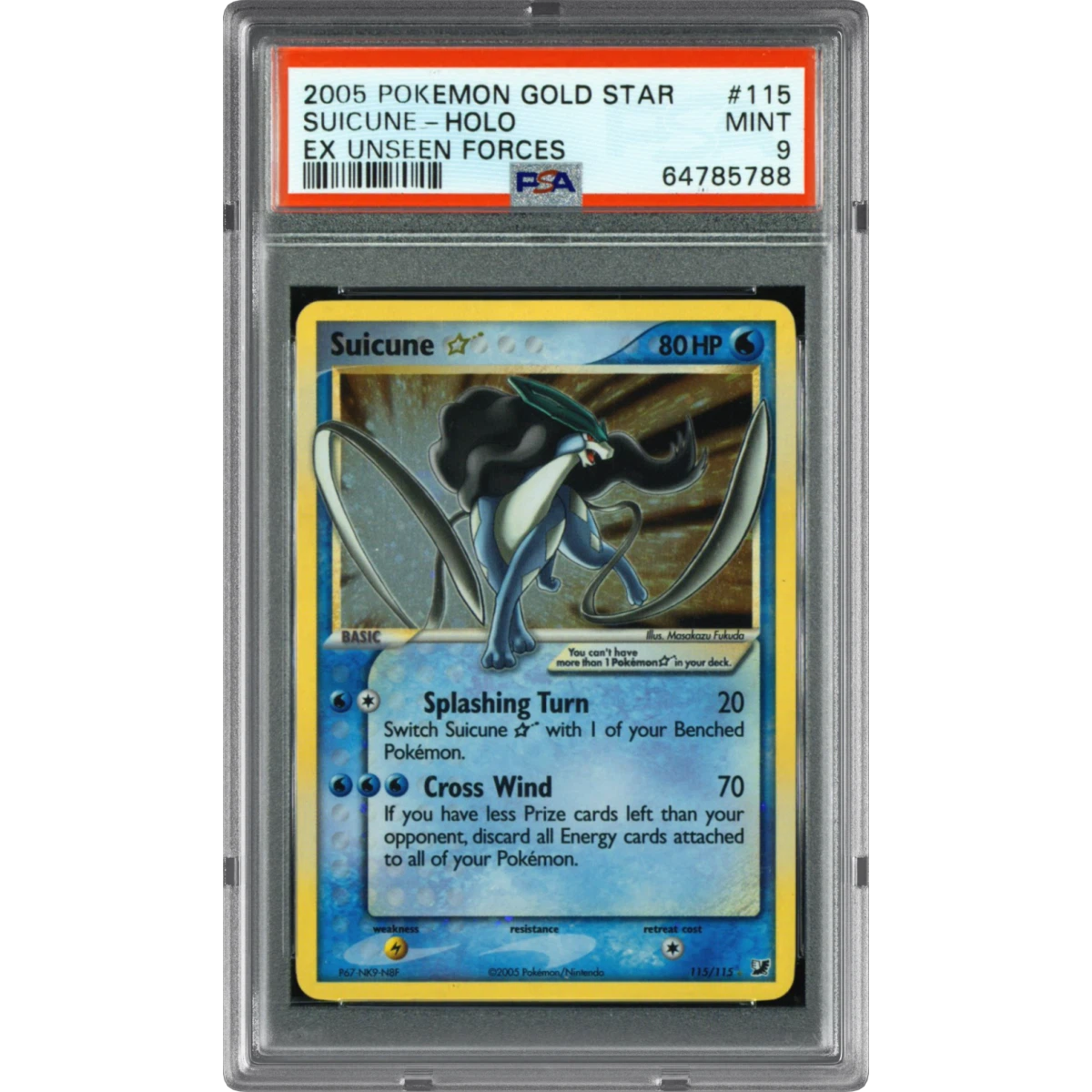 Suicune card artwork