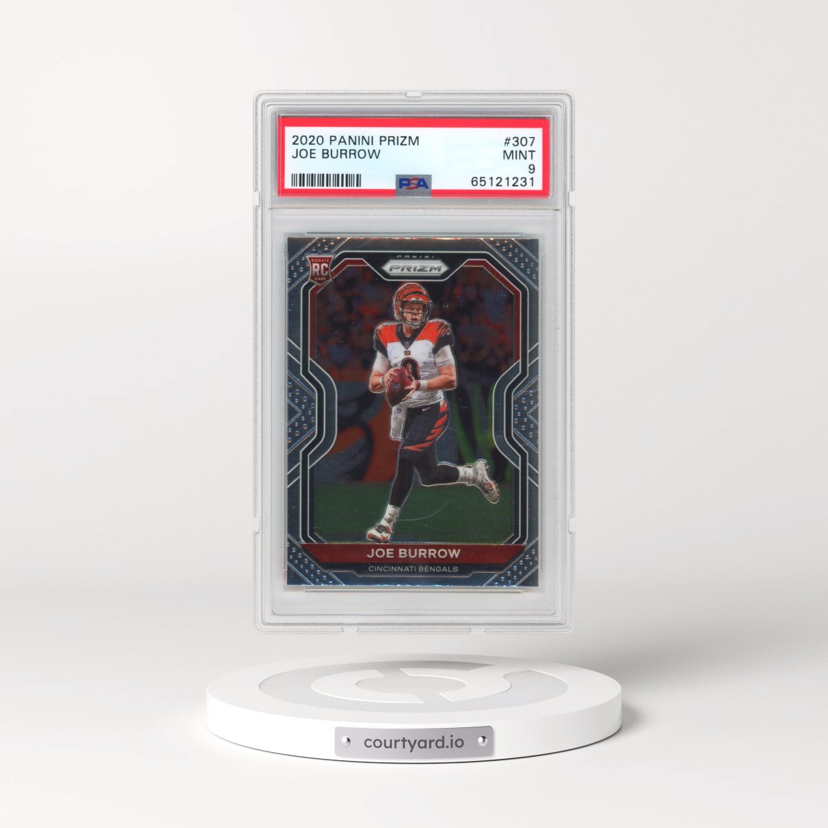 2020 Panini Prizm #307 Joe Burrow (PSA 9 MINT)