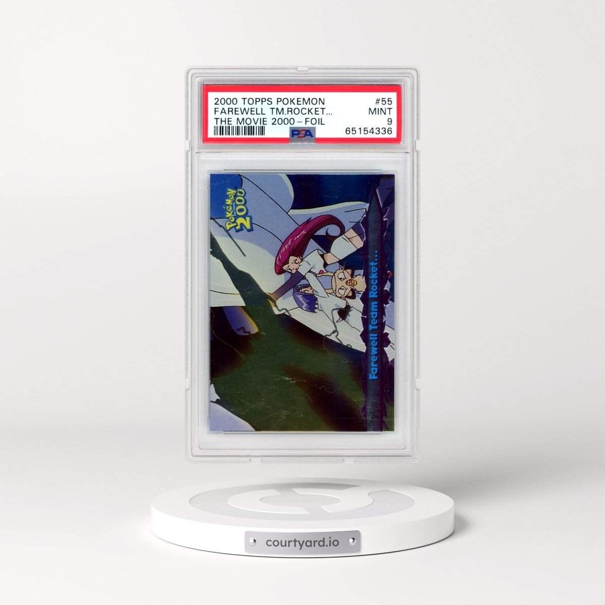 2000 Topps Pokémon the Movie 2000 #55 Farewell Team Rocket... - Foil (PSA 9 MINT)