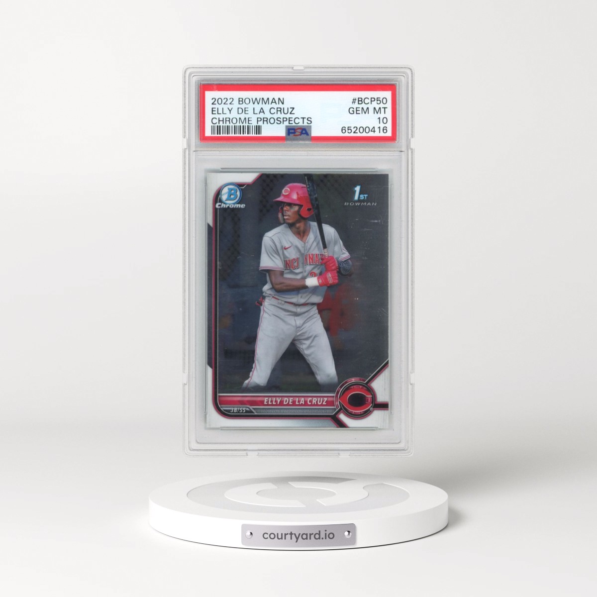 2022 Bowman Chrome Prospects #BCP50 Elly de La Cruz (PSA 10 GEM MINT)