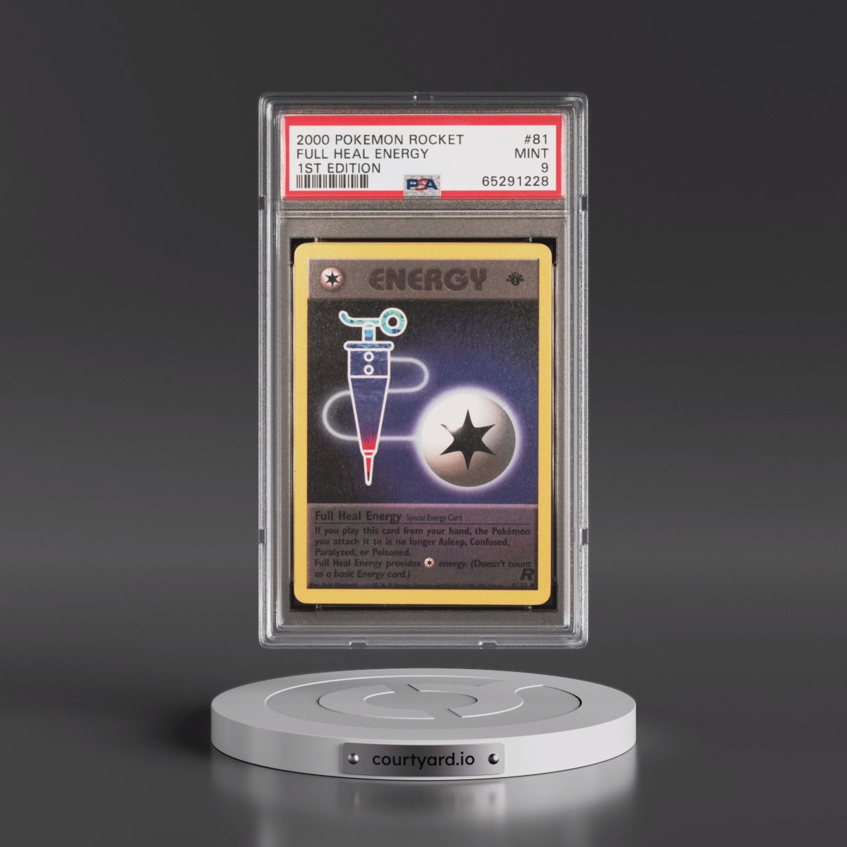 2000 Pokémon Rocket #81 Full Heal Energy - 1st Edition (PSA 9 MINT)