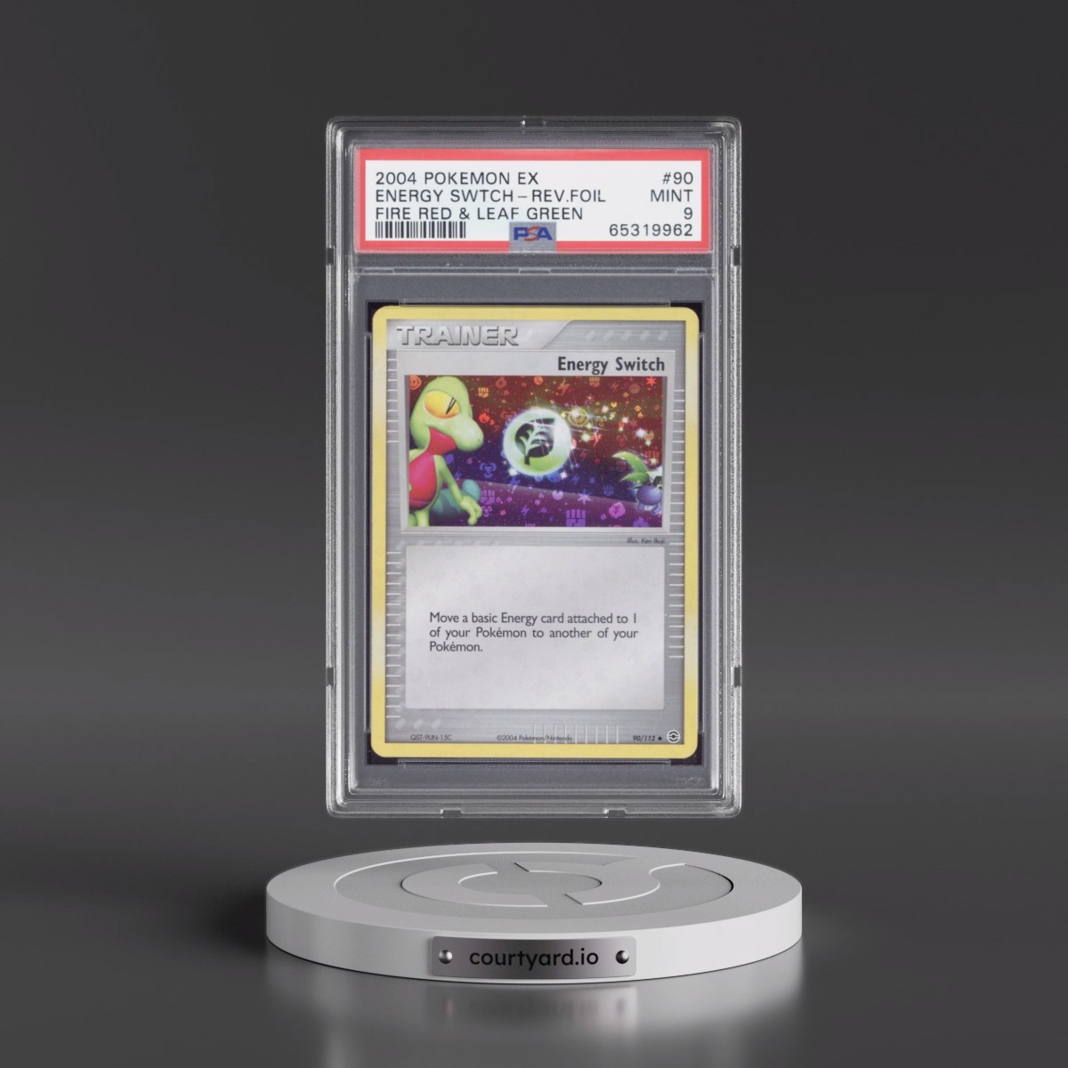 2004 Pokémon EX Fire Red & Leaf Green #90 Energy Switch - Reverse Foil (PSA 9 MINT)
