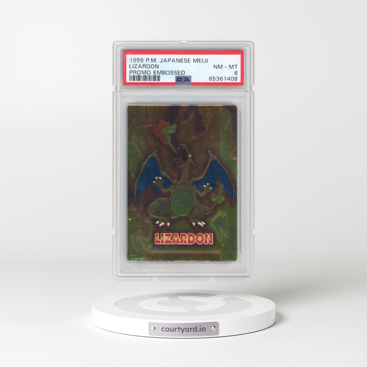 1999 Pokémon Meiji Promo Lizardon - Embossed (PSA 8 NM-MT)