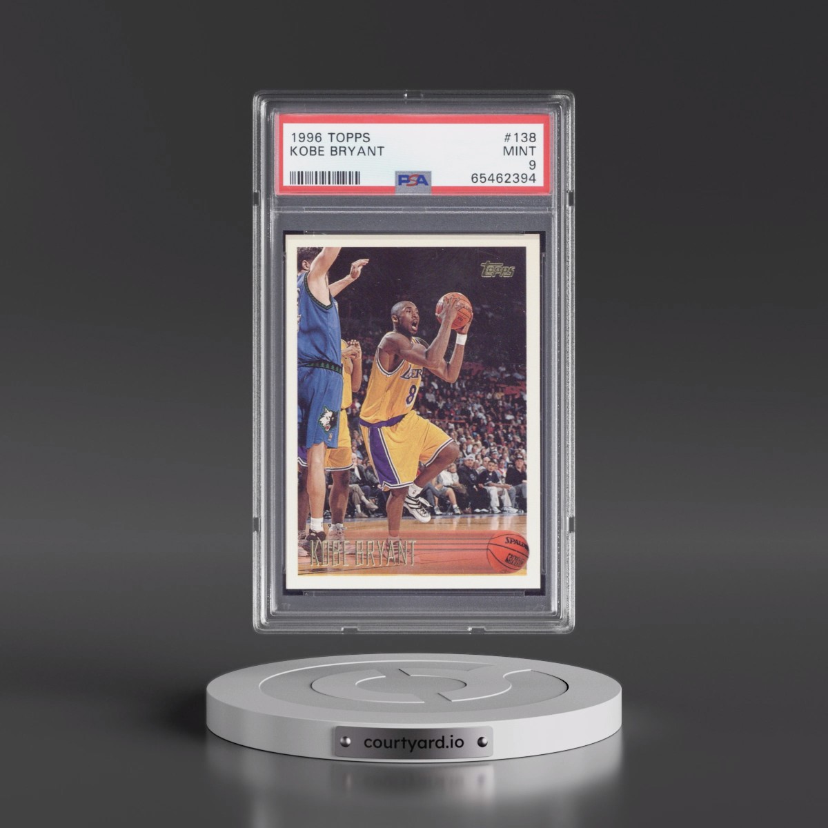 1996 Topps #138 Kobe Bryant (PSA 9 MINT)