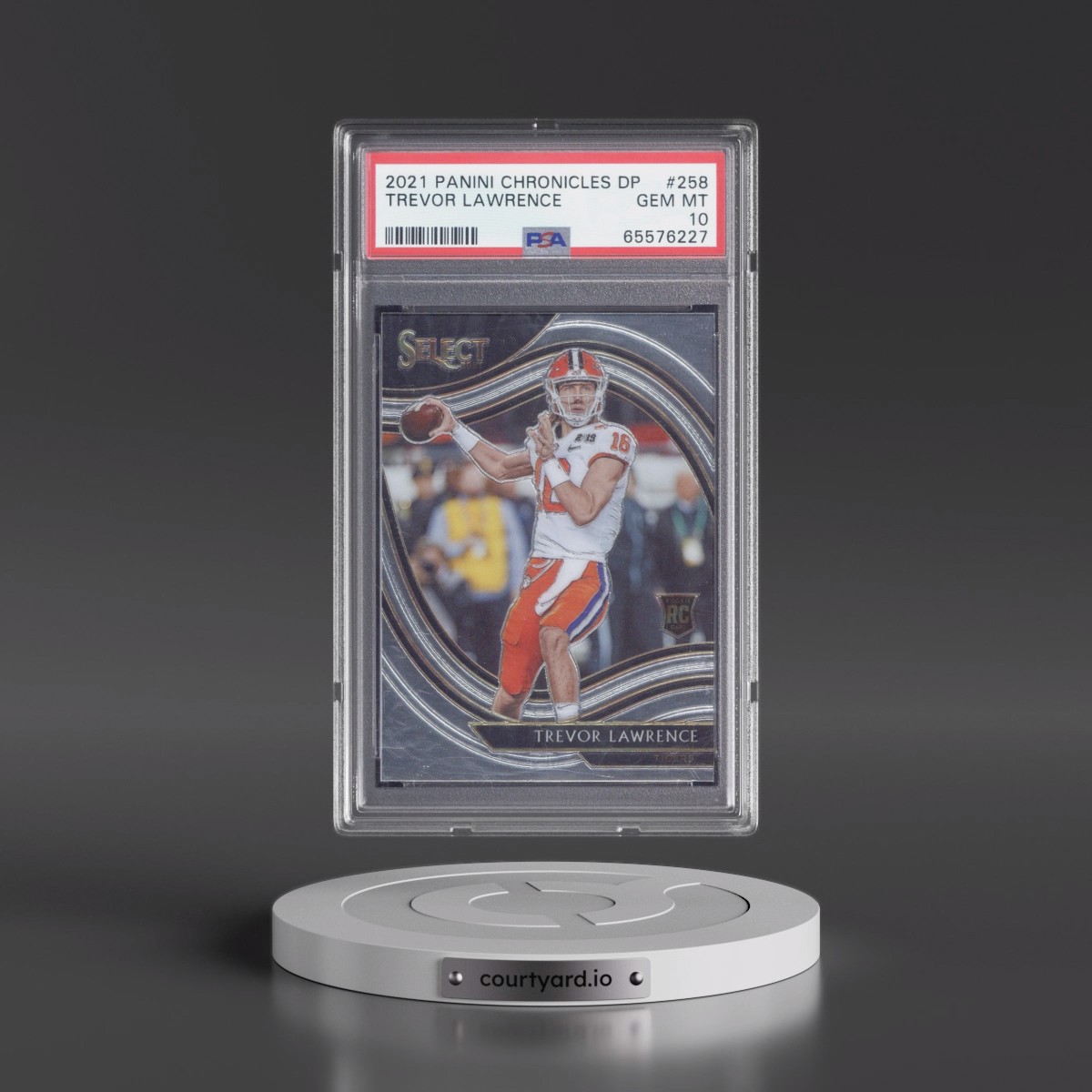 2021 Panini Chronicles Draft Picks Trevor Lawrence #258 PSA 10