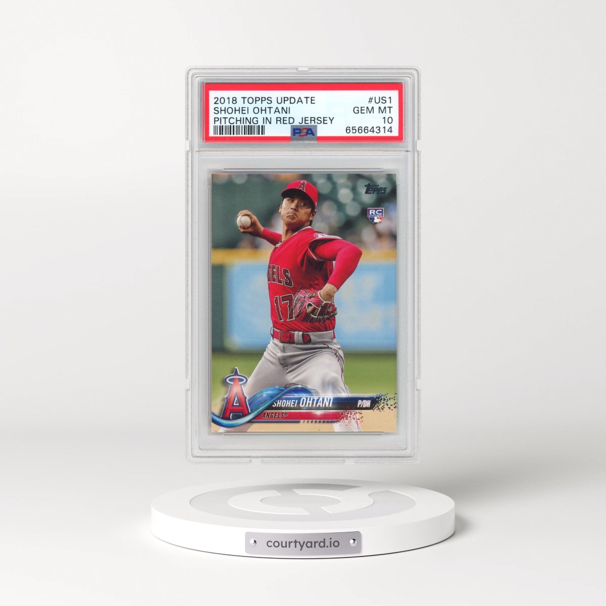 2018 Topps Update #US1 Shohei Ohtani (PSA 10 GEM MINT)