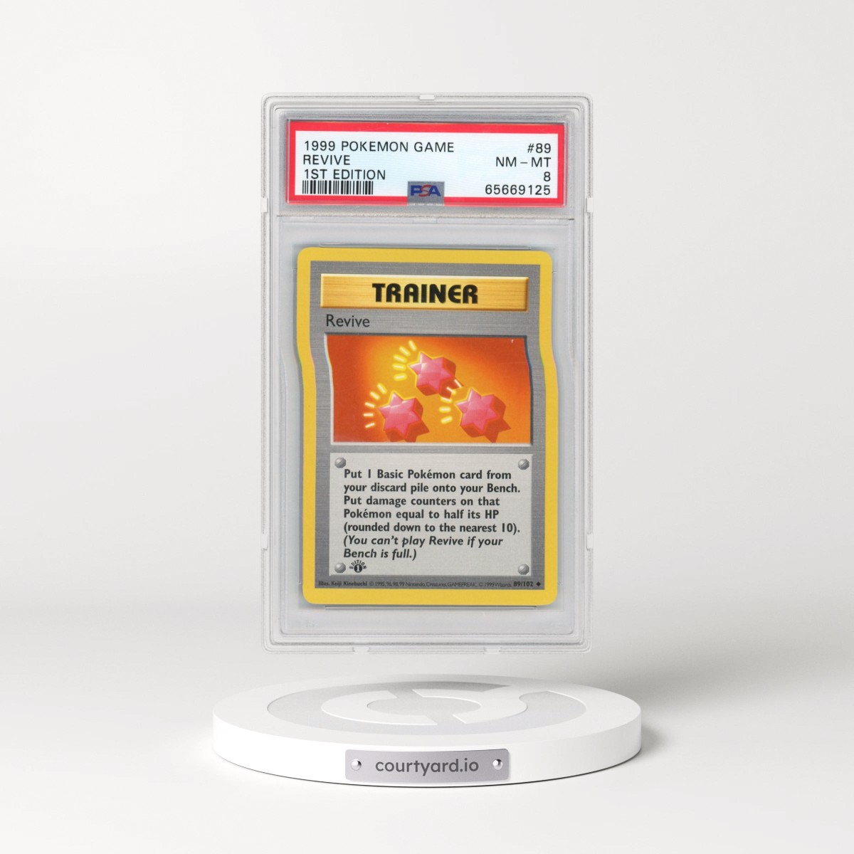 1999 Pokémon Game #89 Revive - 1st Edition (PSA 8 NM-MT)