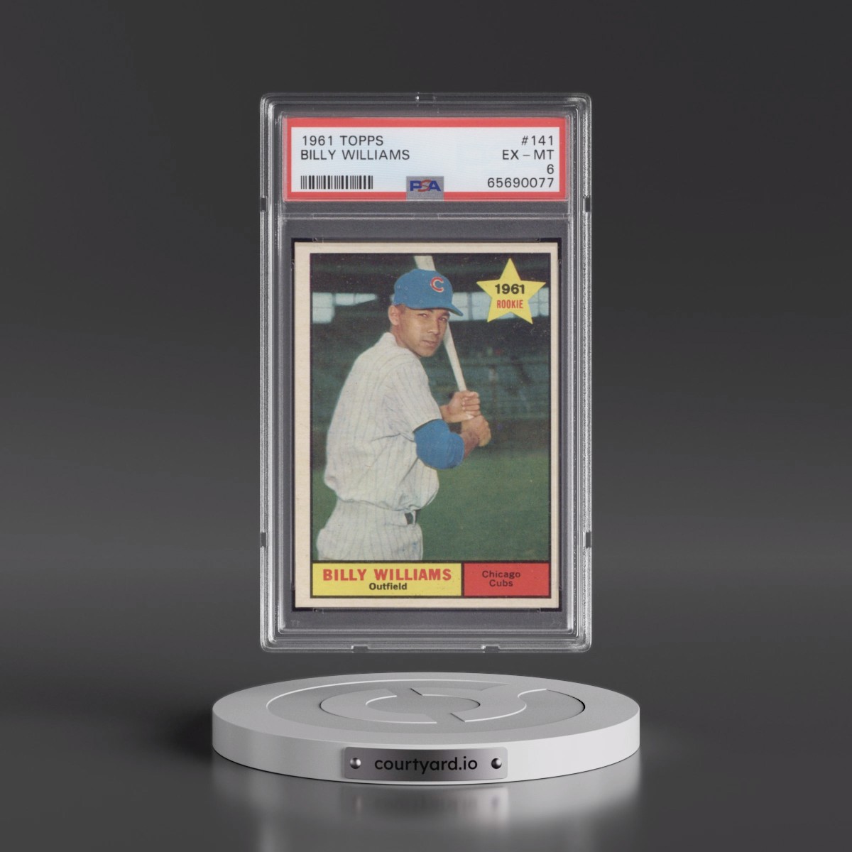1961 Topps #141 Billy Williams (PSA 6 EX-MT)