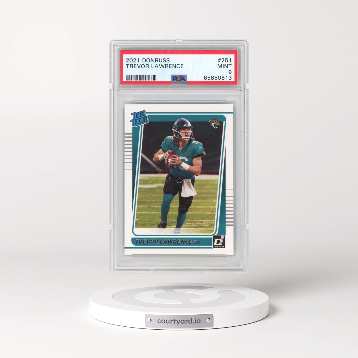 2021 Panini Donruss #251 Trevor Lawrence (PSA 9 MINT)