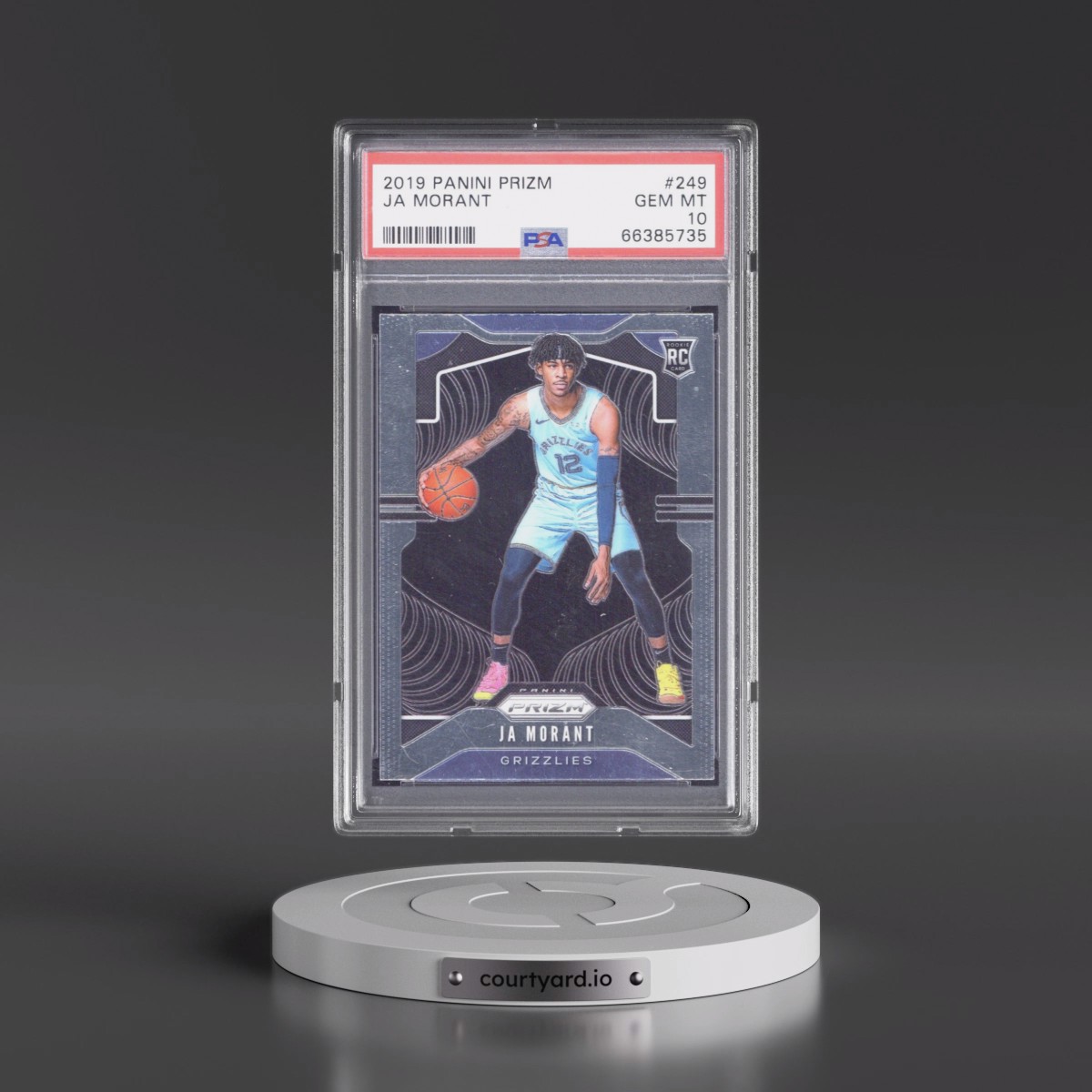 2019 Panini Prizm #249 Ja Morant (PSA 10 GEM MINT)