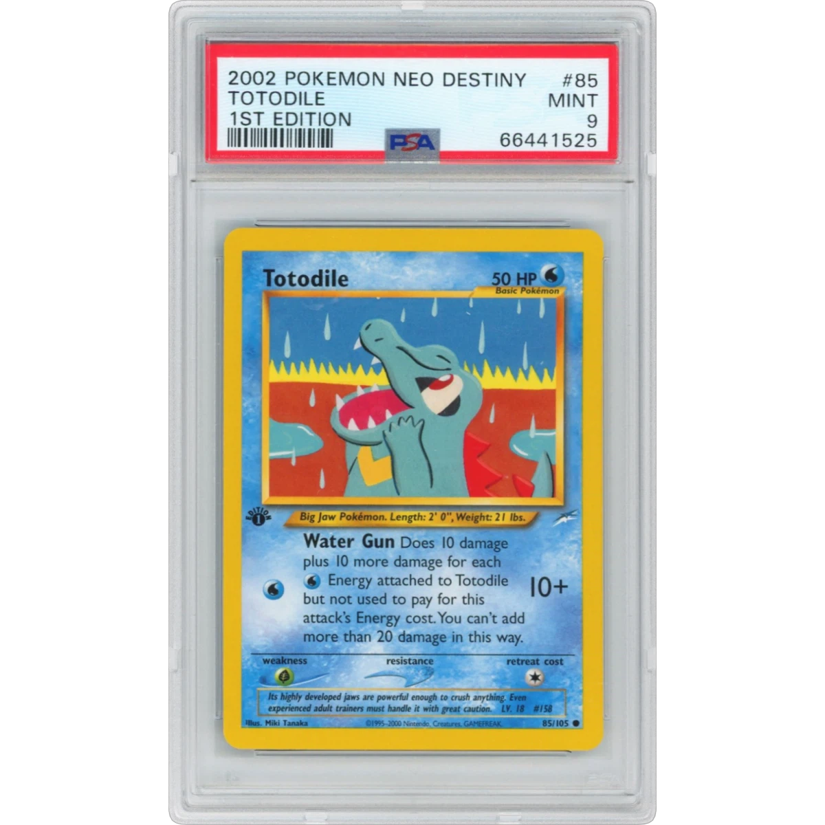 Totodile card artwork