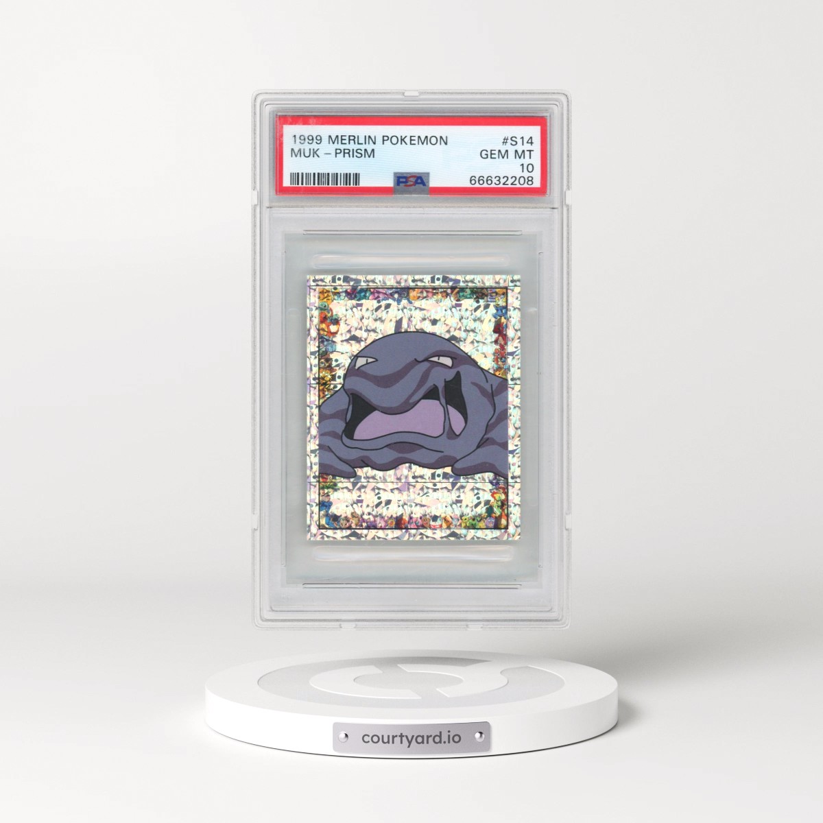 1999 Merlin Pokémon #S14 Muk-Prism (PSA 10 GEM MINT)
