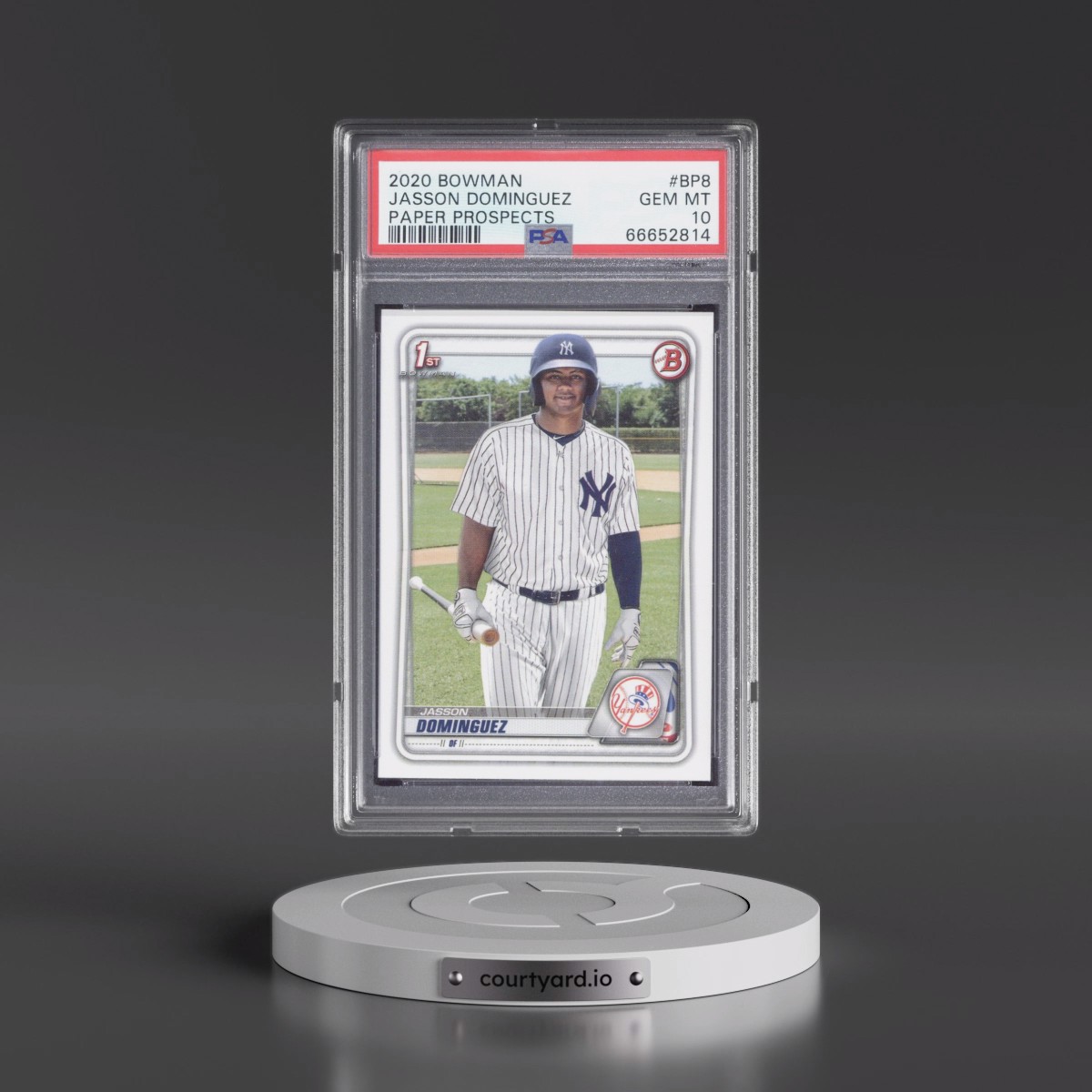 2020 Bowman Paper Prospects #BP8 Jasson Dominguez (PSA 10 GEM MINT)