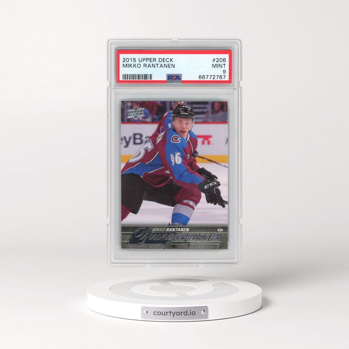 2015 Upper Deck #206 Mikko Rantanen (PSA 9 MINT)