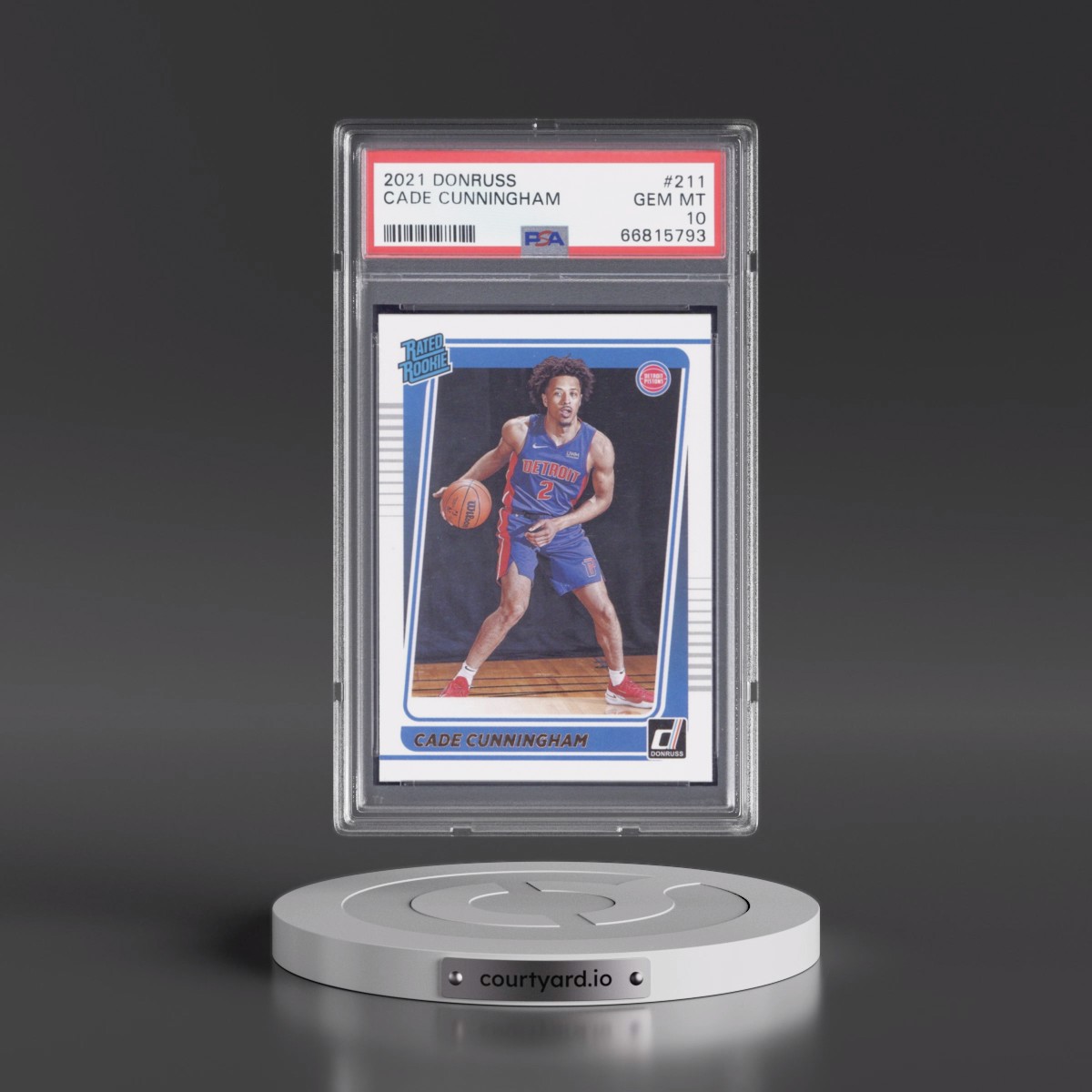 2021 Panini Donruss #211 Cade Cunningham (PSA 10 GEM MINT)