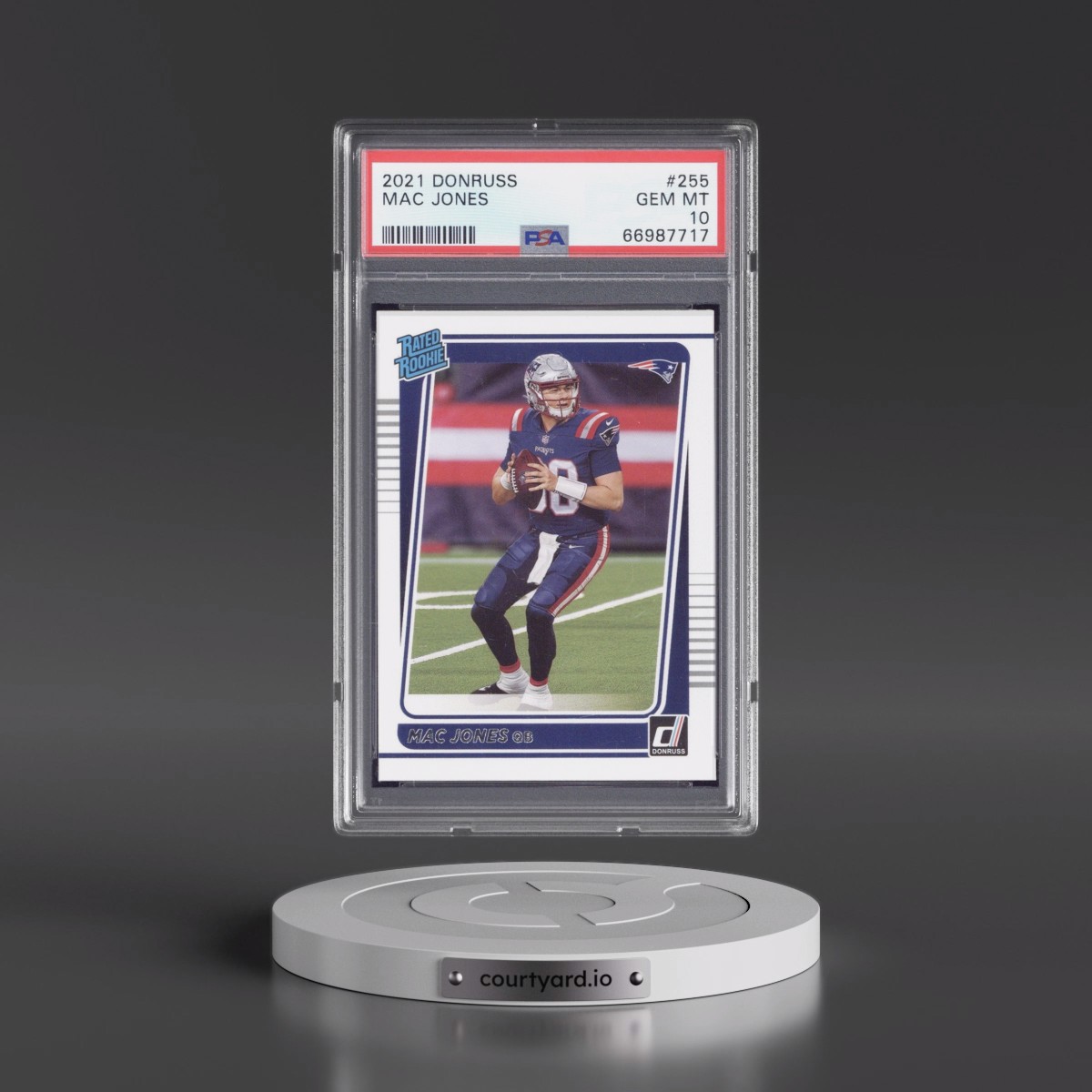 2021 Panini Donruss Mac Jones #255 PSA 10