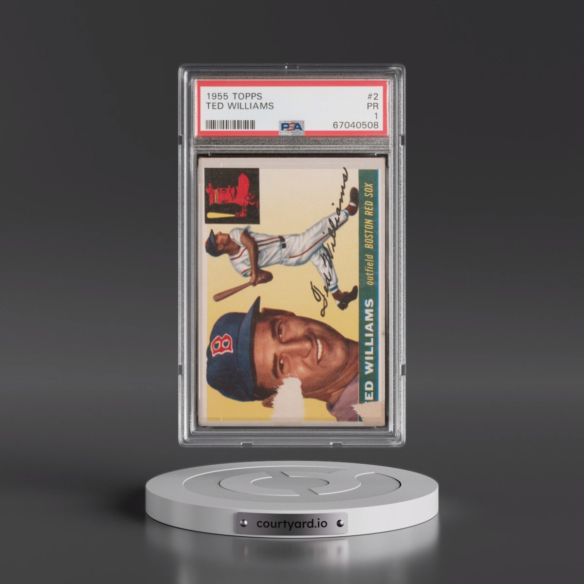 1955 Topps #2 Ted Williams (PSA 1 PR)