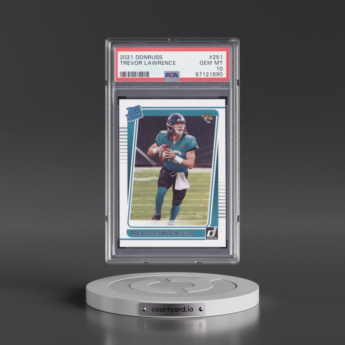 2021 Panini Donruss #251 Trevor Lawrence (PSA 10 GEM MINT)