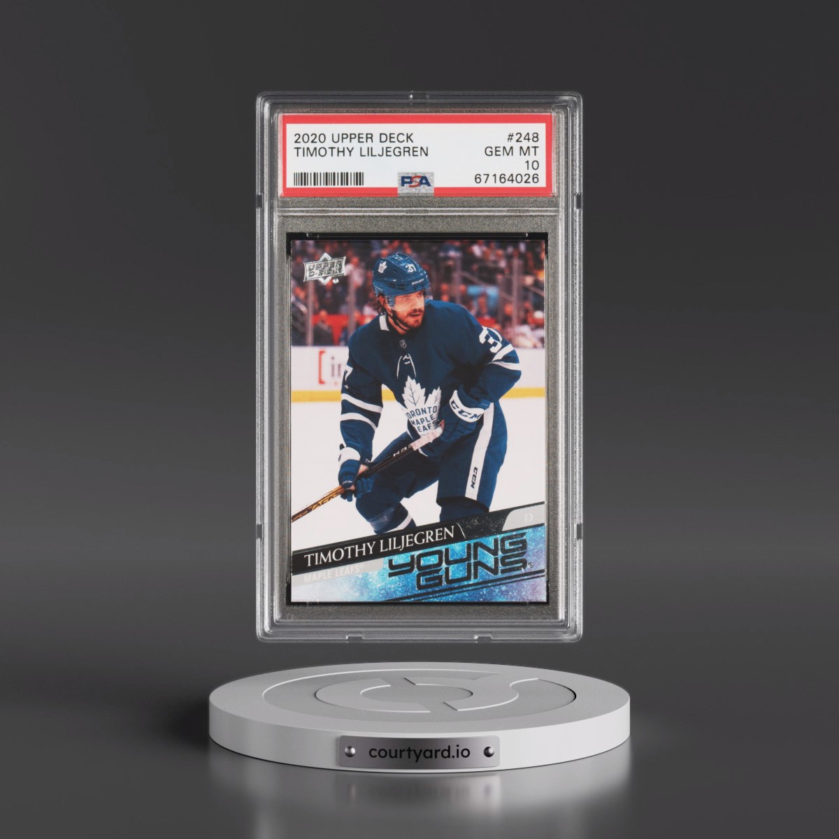 2020 Upper Deck Timothy Liljegren #248 PSA 10