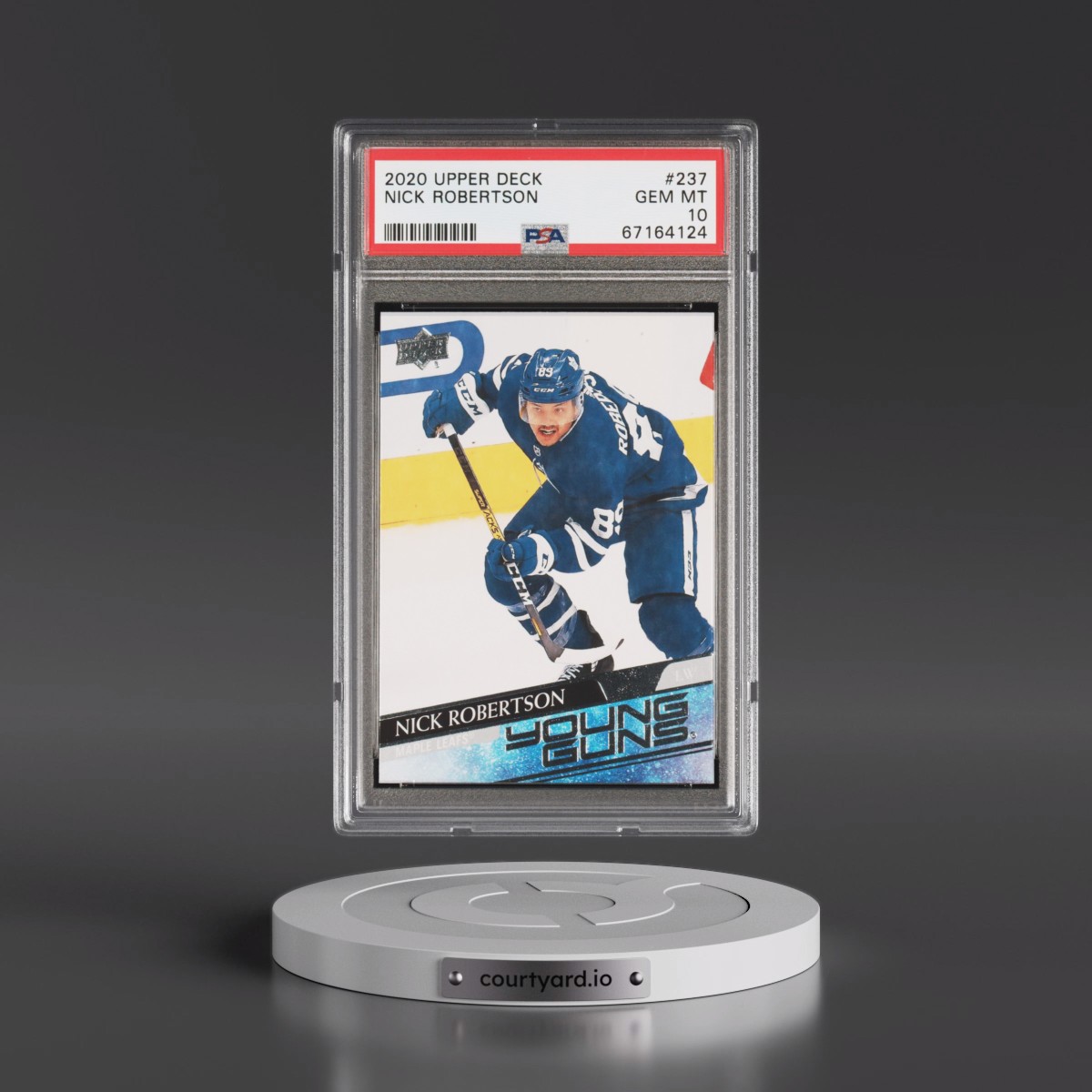 2020 Upper Deck #237 Nick Robertson (PSA 10 GEM MINT)