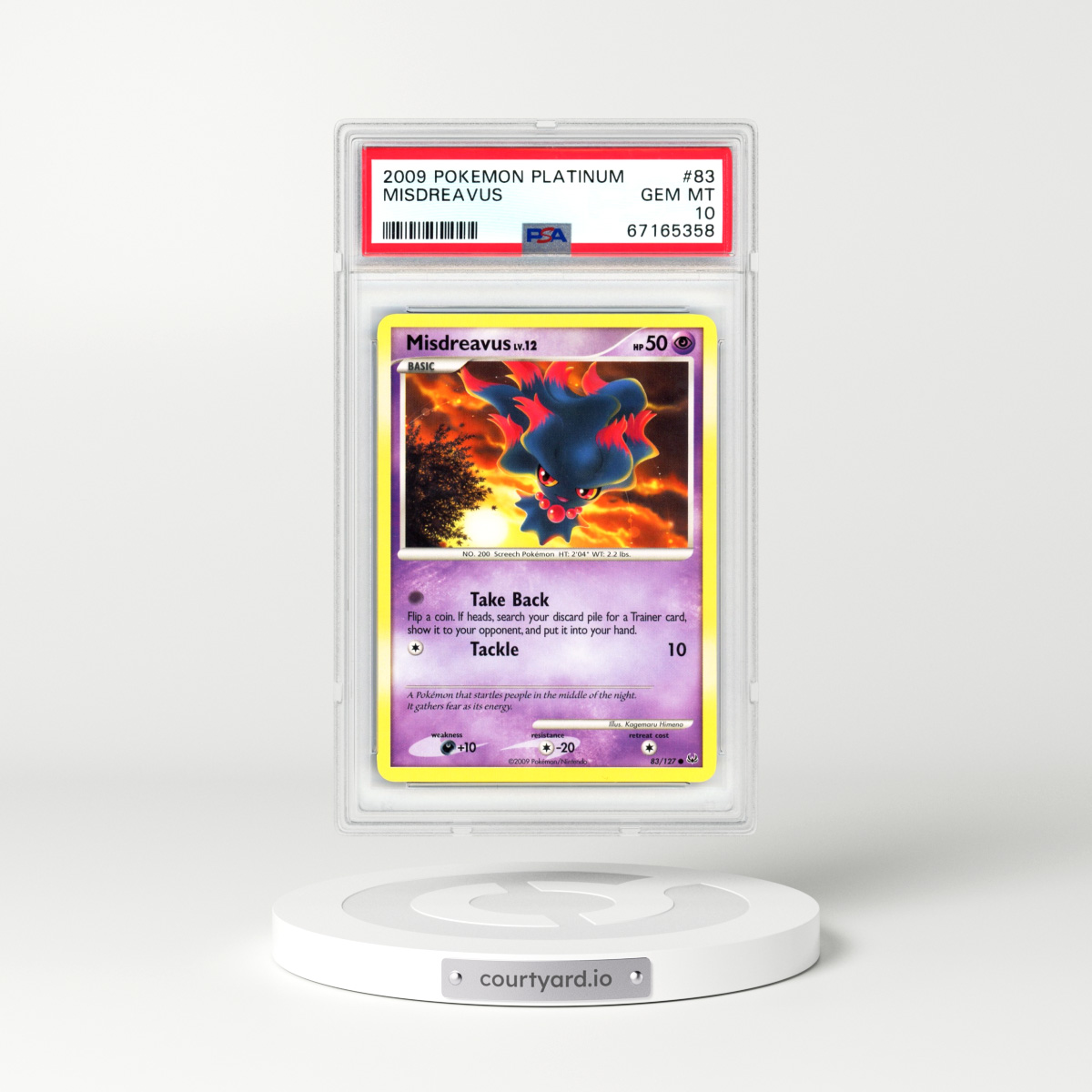 2009 Platinum #83 Misdreavus (PSA 10 GEM MINT)