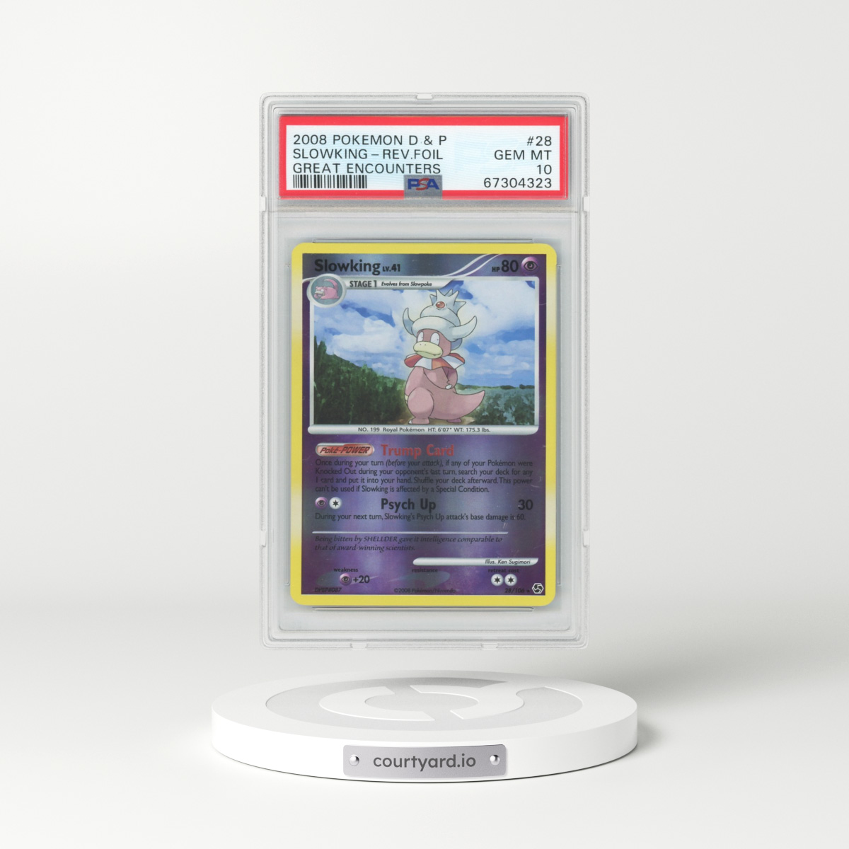 2008 Great Encounters #28 Slowking (PSA 10 GEM MINT)