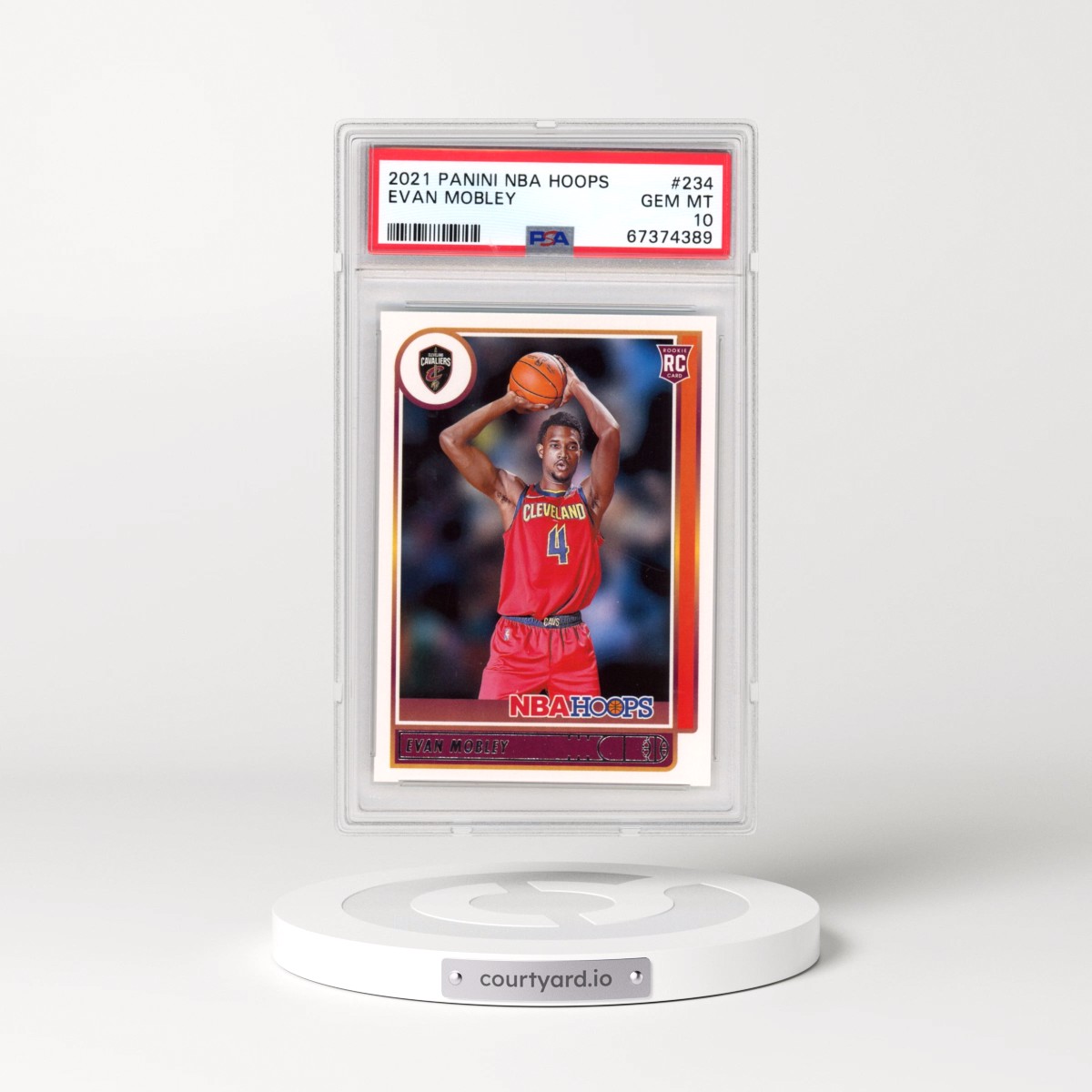 2021 Panini NBA Hoops #234 Evan Mobley (PSA 10 GEM MINT)